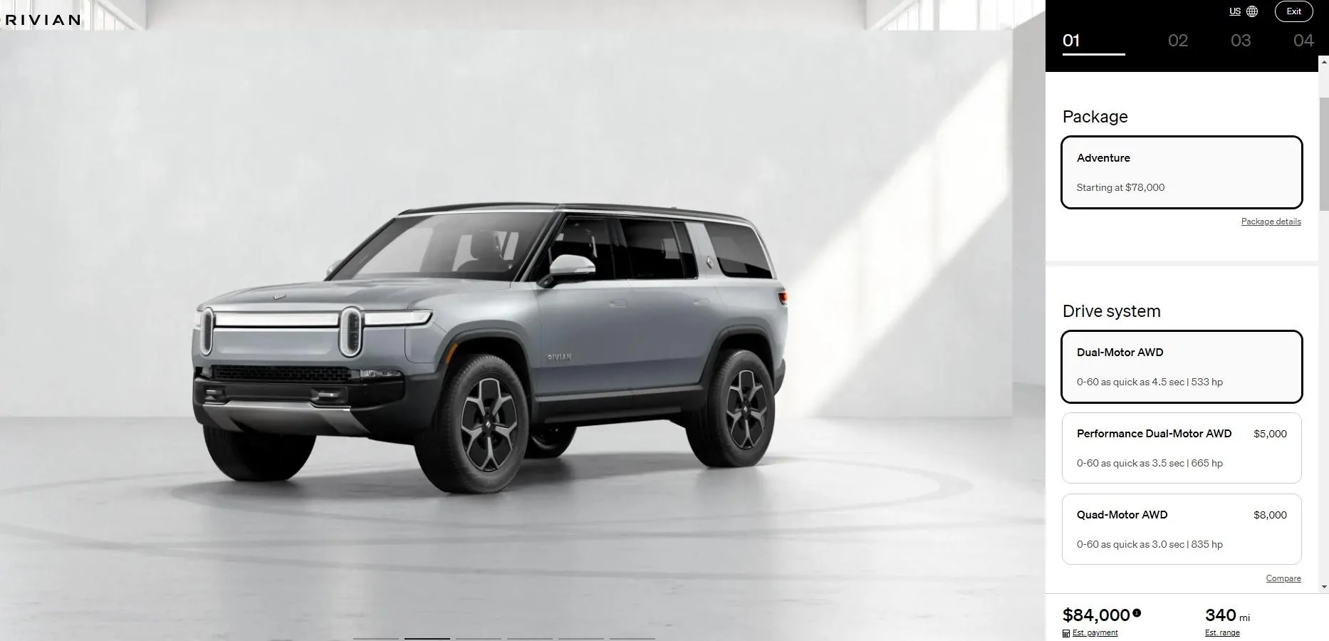 Rivian R1T R1S R1S Dual Motor DualMotor