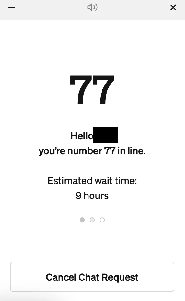 Rivian R1T R1S 3 hour wait time for texting Rivian Screenshot 2023-08-07 at 4.36.00 PM