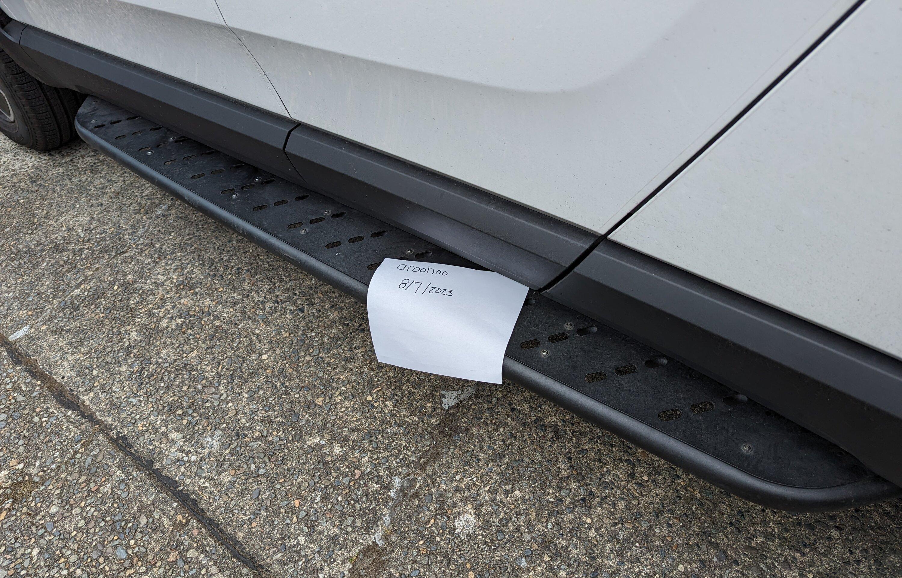 Rivian R1T R1S R1T RMaxx Running Boards - EVSportline - $450 OBO PXL_20230806_184457347