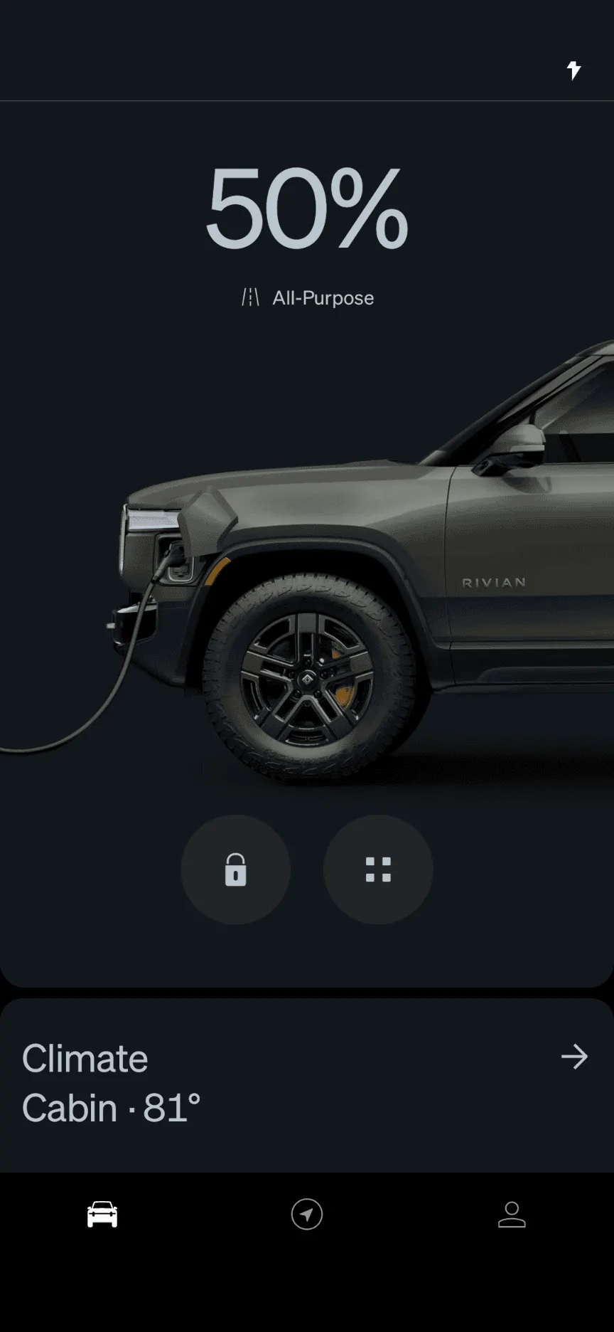 Rivian R1T R1S Generating cabin heat while parked Screenshot_20230809-101224