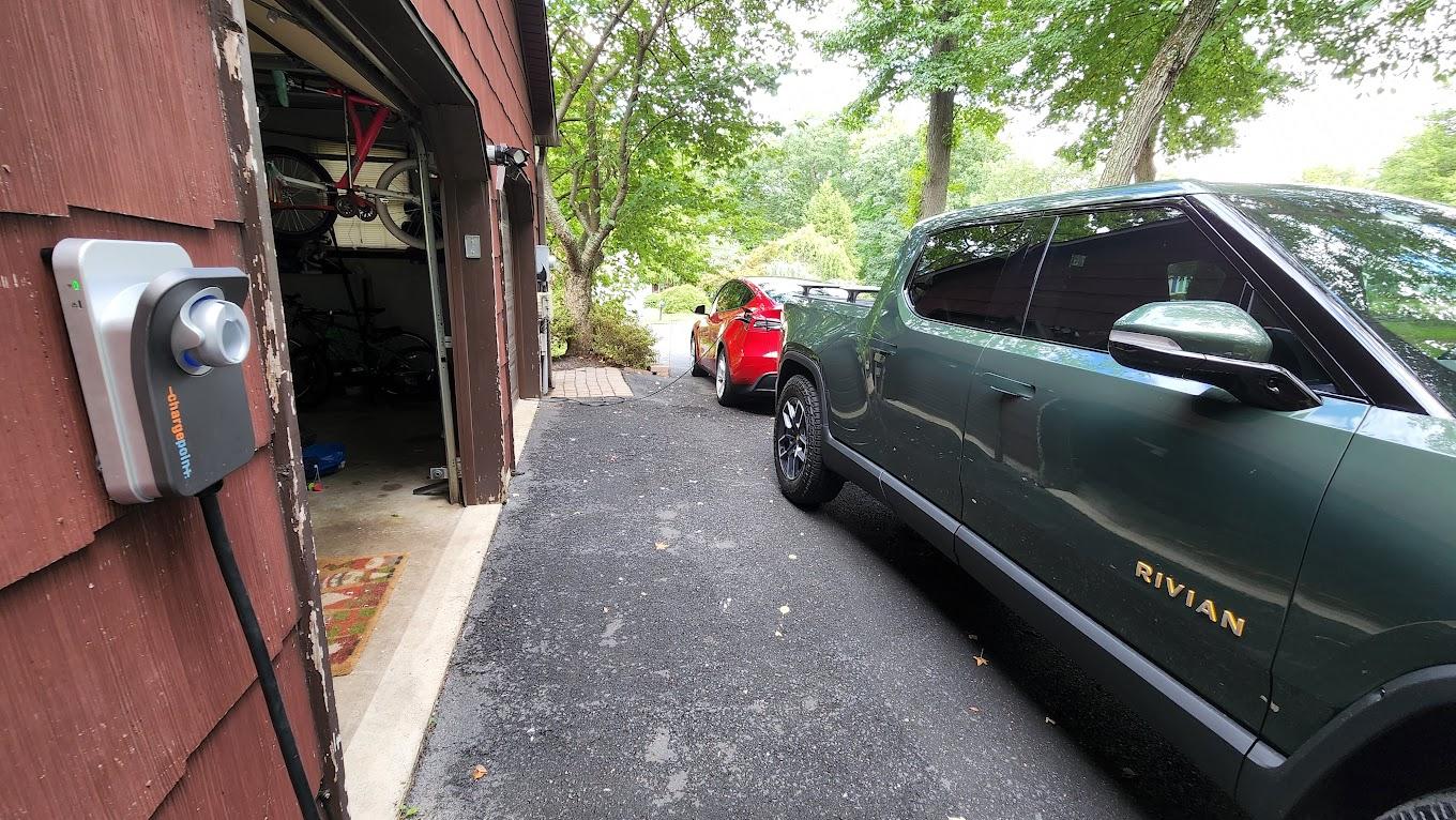 Rivian R1T R1S Is the Rivian-branded Level 2 charger the best available for home charging? 1691764496897