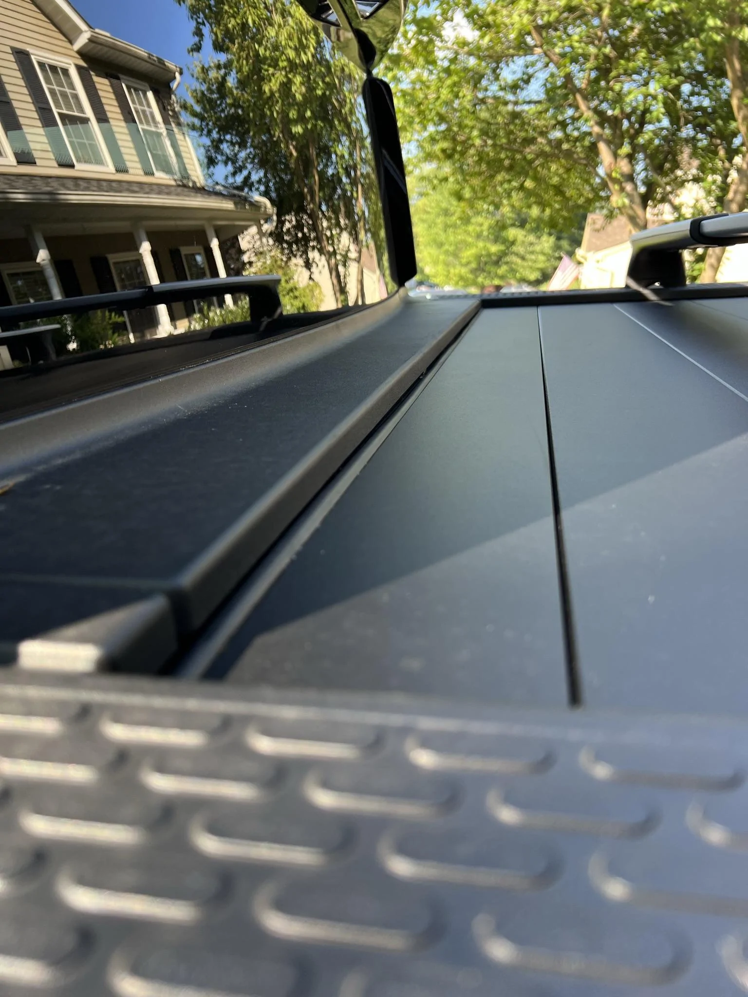 Rivian R1T R1S Interrobang Tonneau Cover with Bag IMG_8400