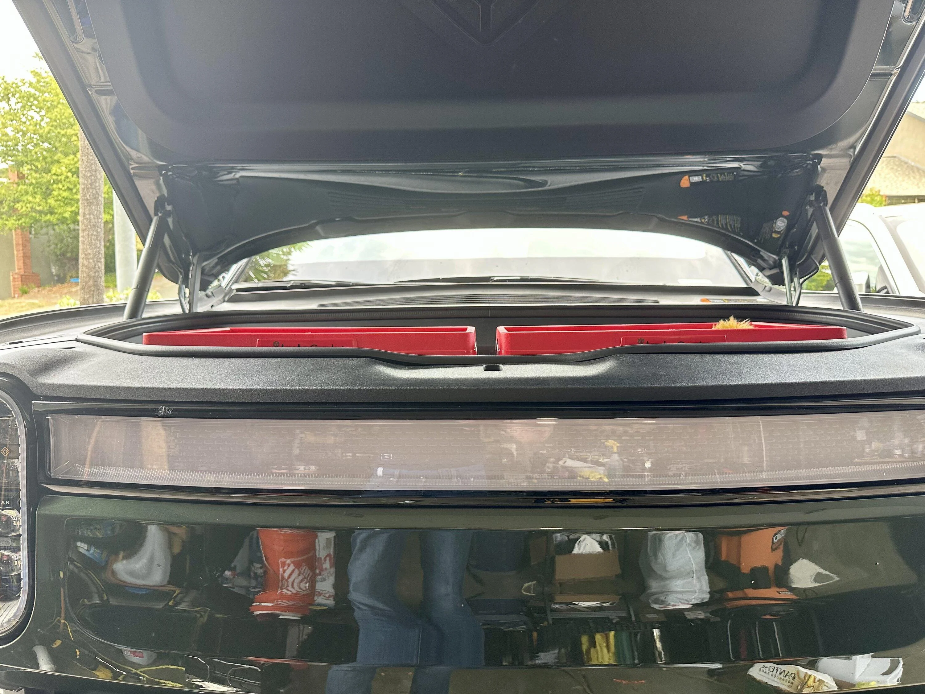 Rivian R1T R1S Junk [bins] in the frunk 1692060278590