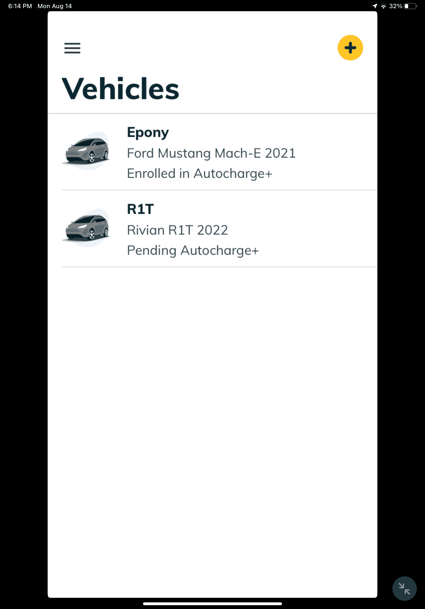 Rivian R1T R1S EVgo autocharge+ and Rivian IMG_0009