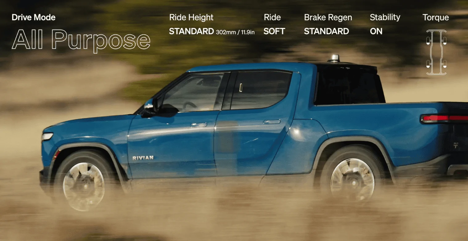 Rivian R1T R1S New driving mode needed, hint not conserve, but it conserves___________? 1692102091198