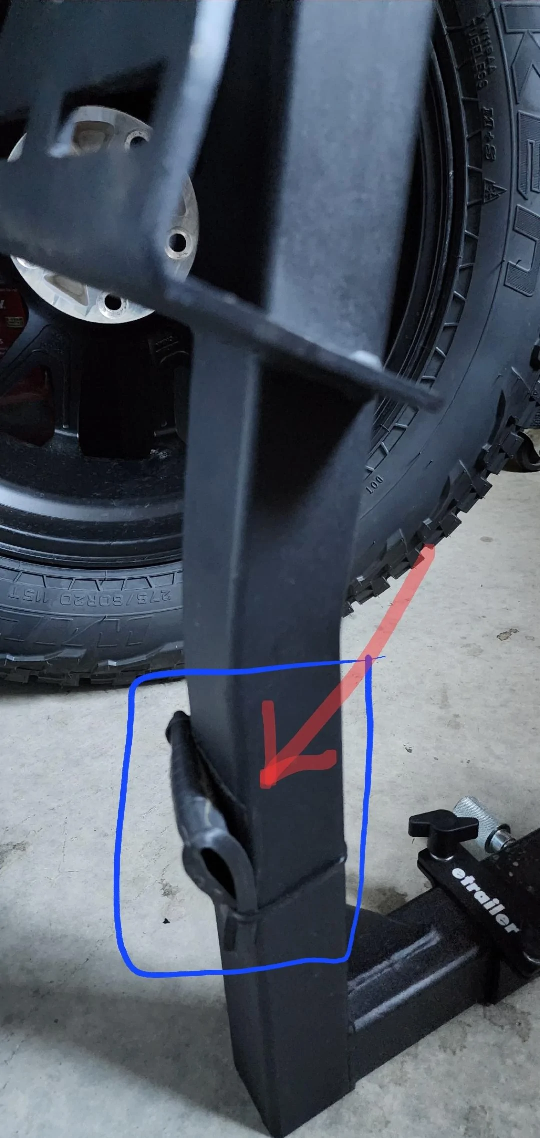 Rivian R1T R1S R1S Spare tire hitch mount options? Screenshot_20230817_092552_Photos