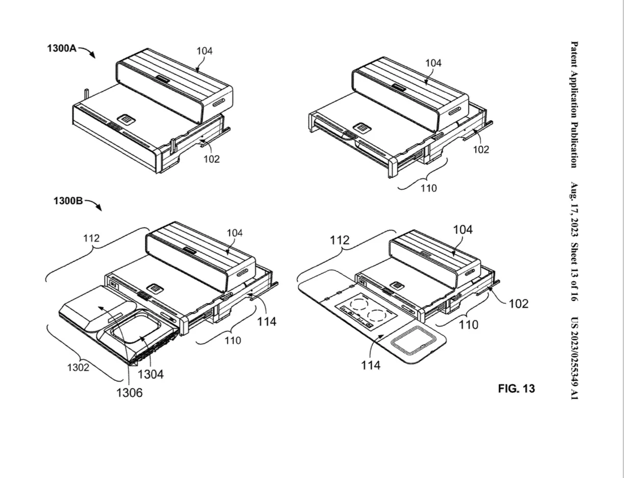 Rivian R1T R1S Rivian Patents R1S Camp Kitchen Design Screenshot 2023-08-18 at 10-45-51 Patent Public Search USPTO