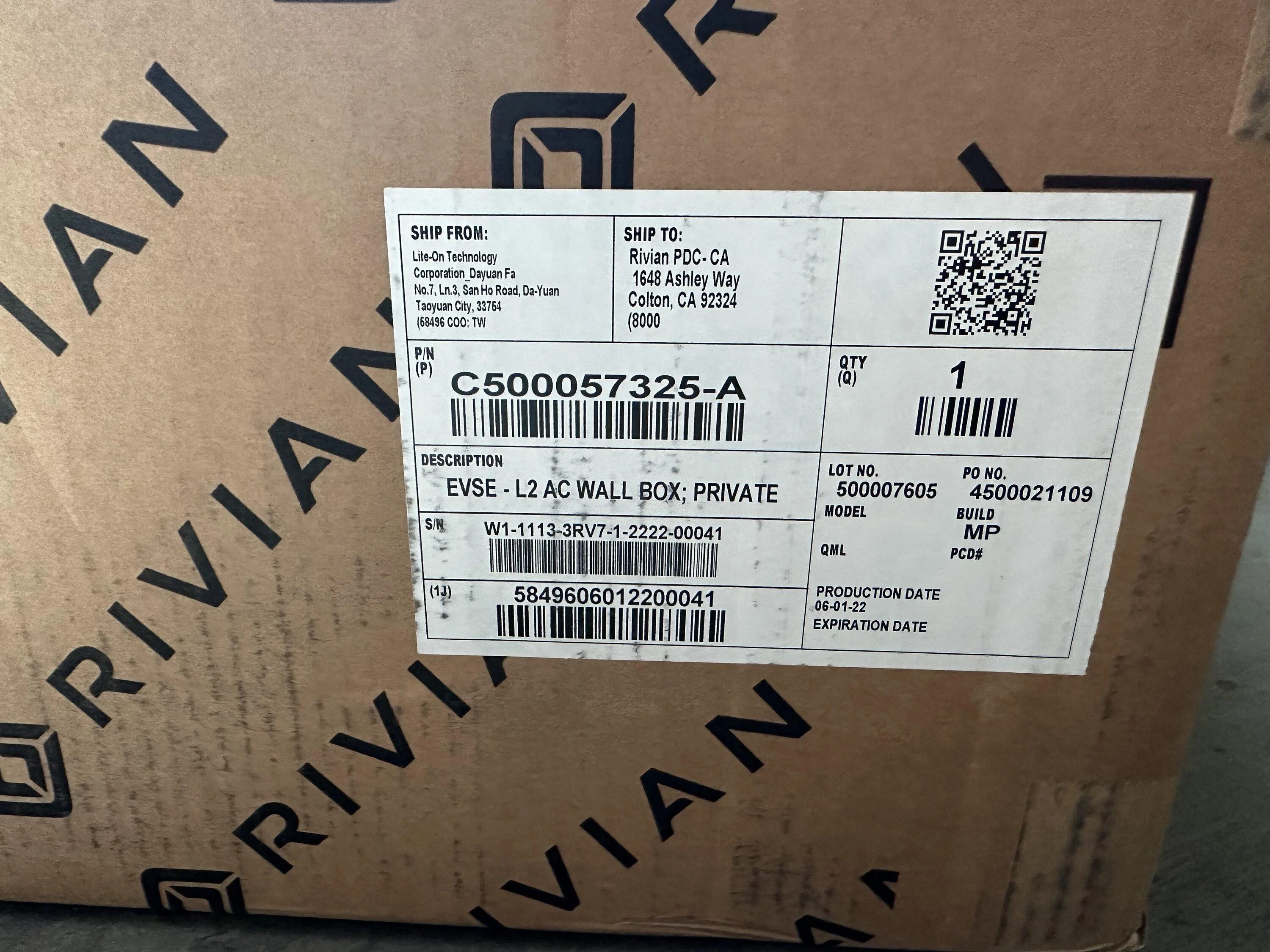 Rivian R1T R1S Rivian Wall Charger NIB - $475 IMG_7910