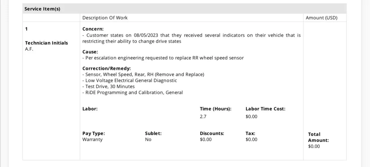 Rivian R1T R1S Bricked - Driving Disabled – Service park brake system IMG_5170