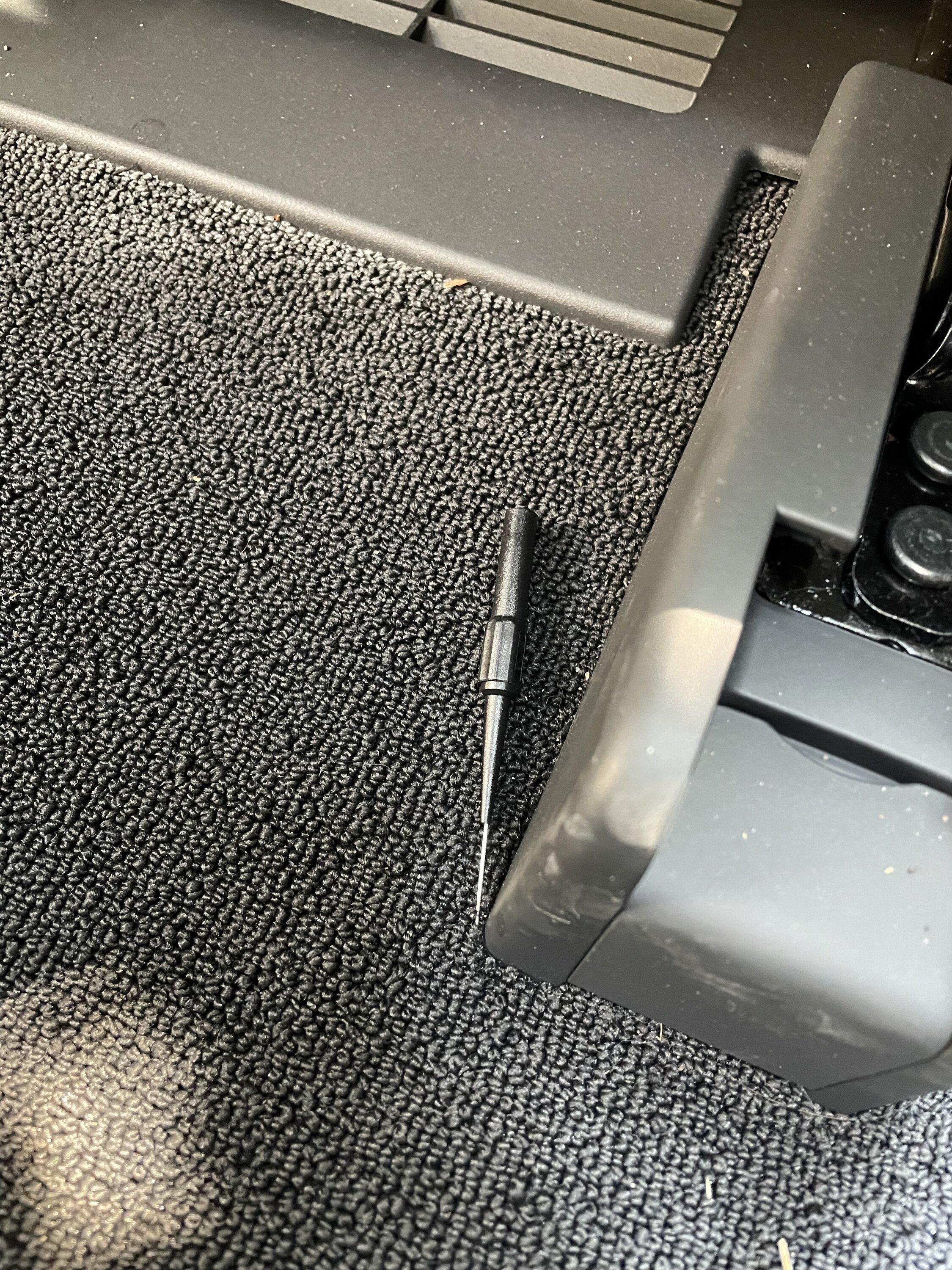Rivian R1T R1S Interesting Find While Installing New Mats IMG_9091