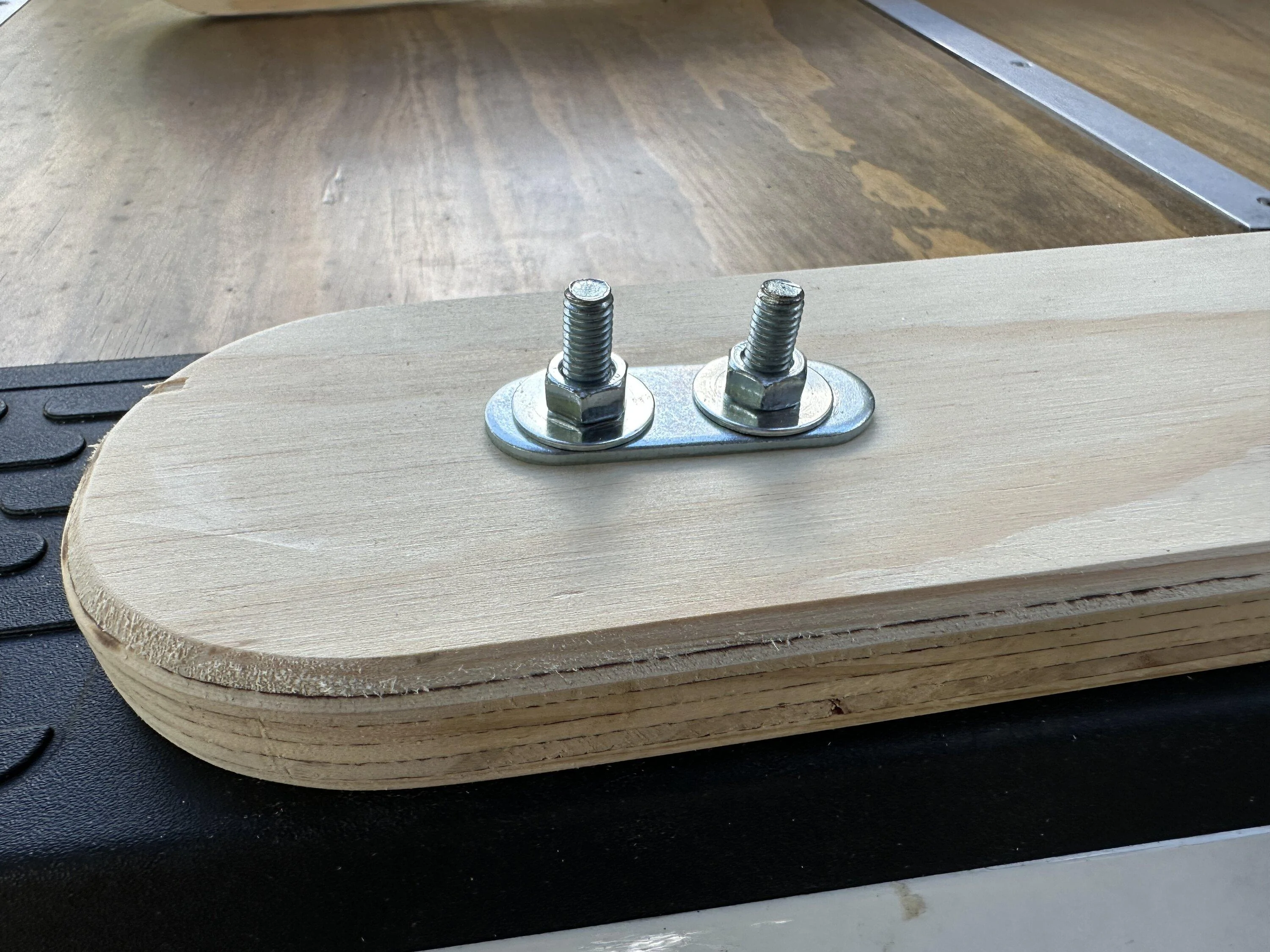Rivian R1T R1S DIY Ladder Rack using wood IMG_5453