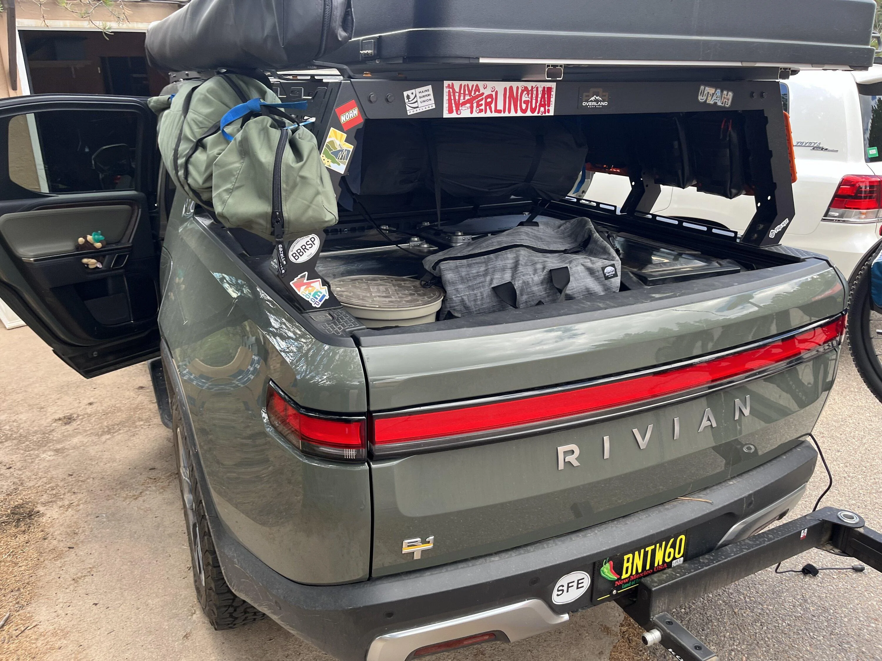 Rivian R1T R1S Camping (gear and range) Review in my R1T IMG_1549