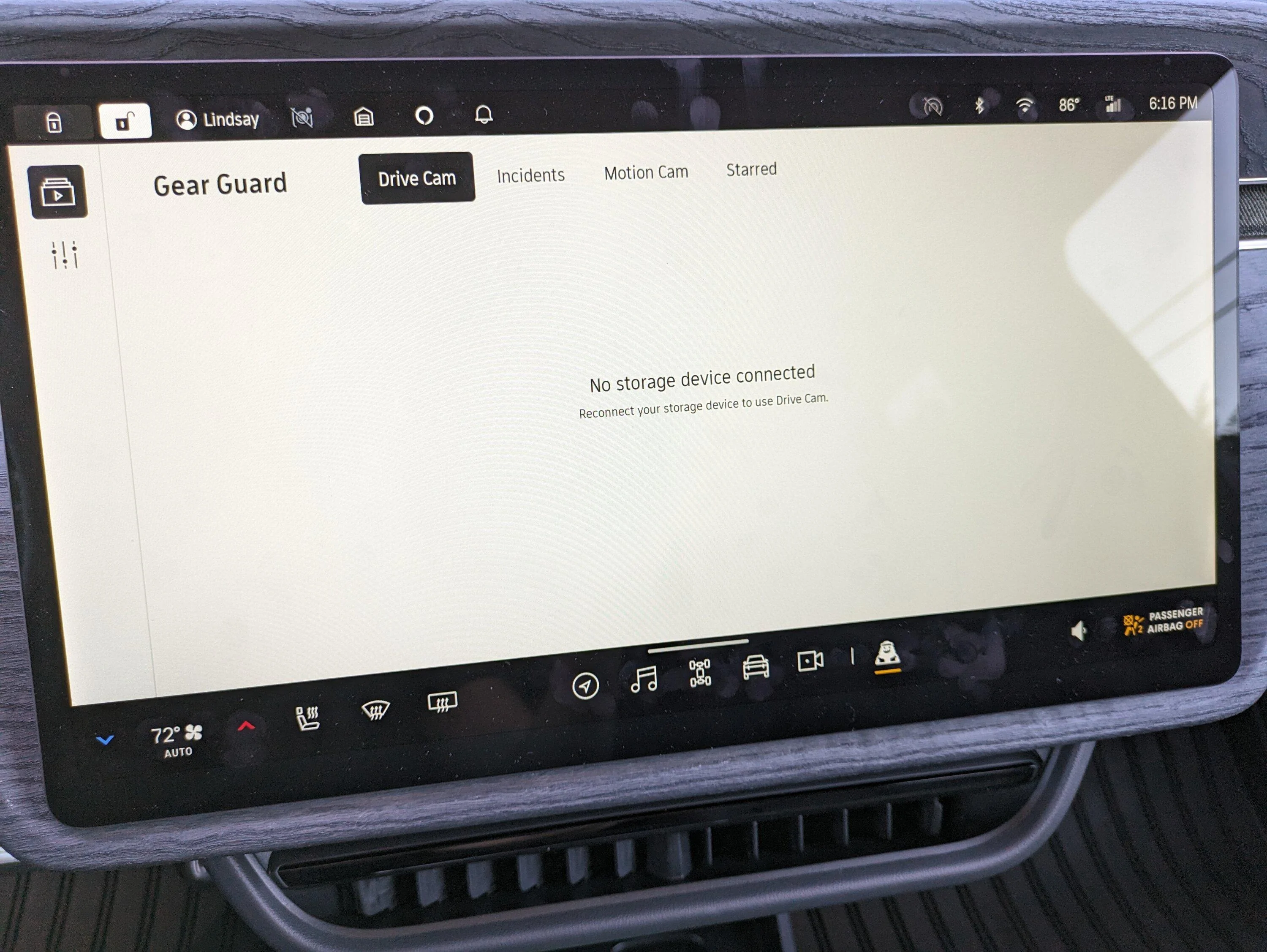 Rivian R1T R1S Get to settings PXL_20230823_011647947
