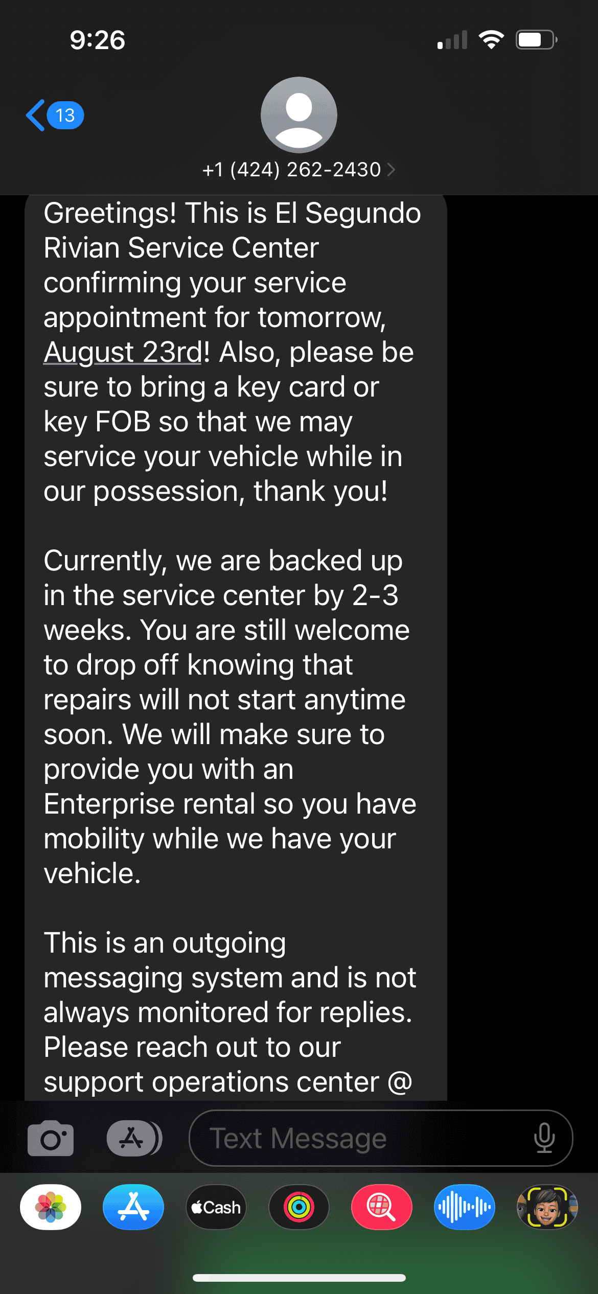 Rivian R1T R1S Rivian Service experience IMG_2360