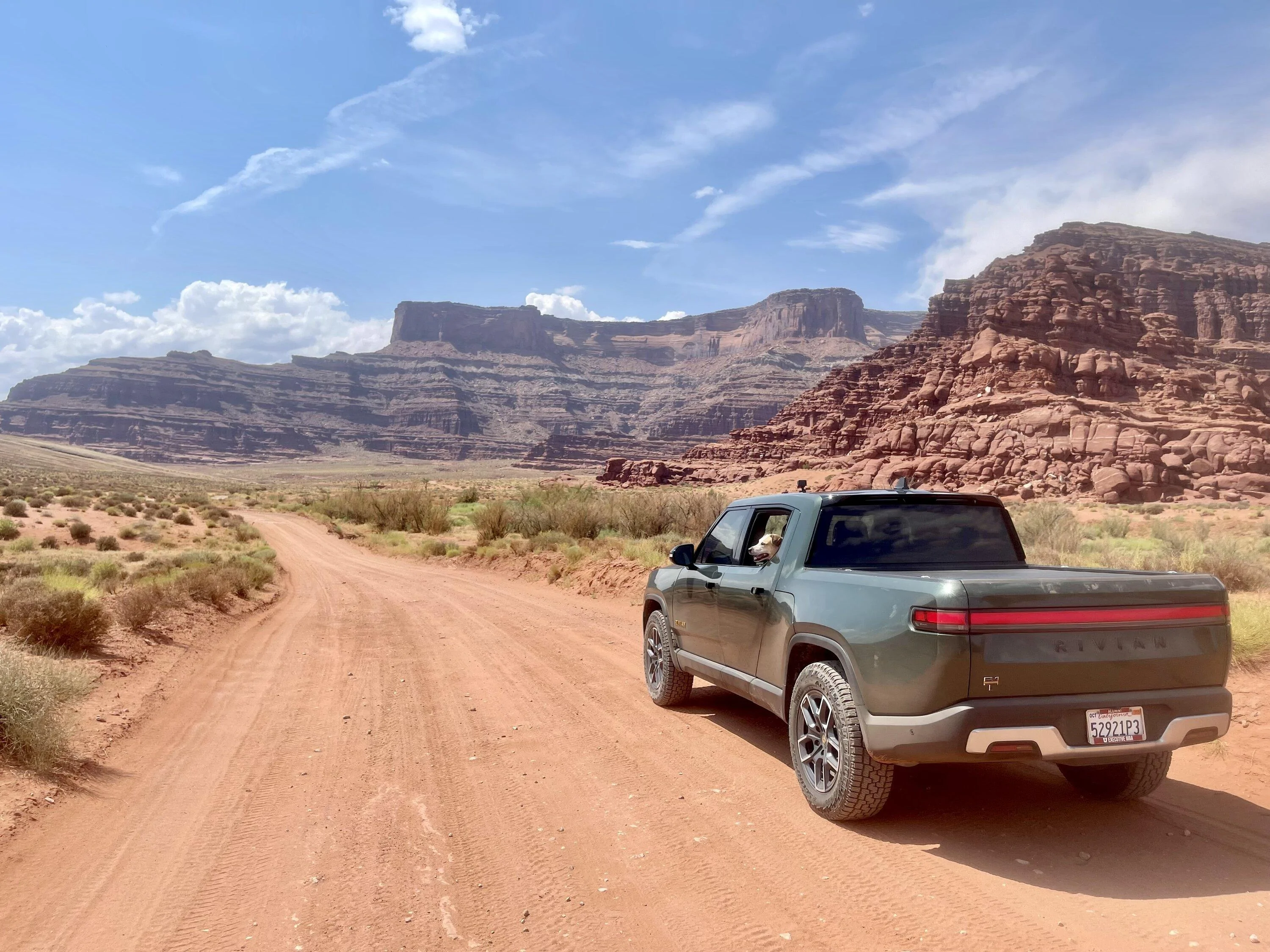 Rivian R1T R1S Exploring Moab with my R1T and dogs IMG_9534