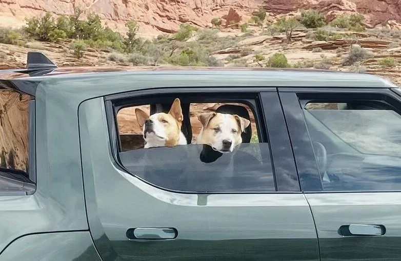 Rivian R1T R1S Exploring Moab with my R1T and dogs FullSizeRender