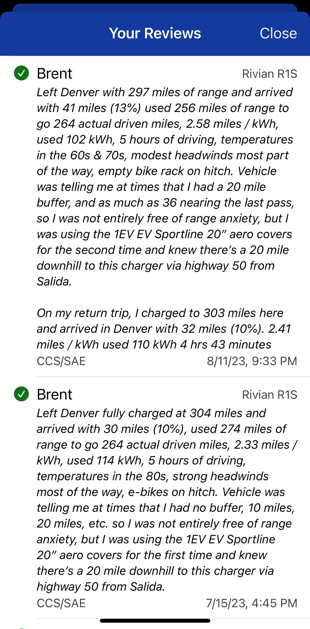 Rivian R1T R1S Colorado Checking In IMG_1060