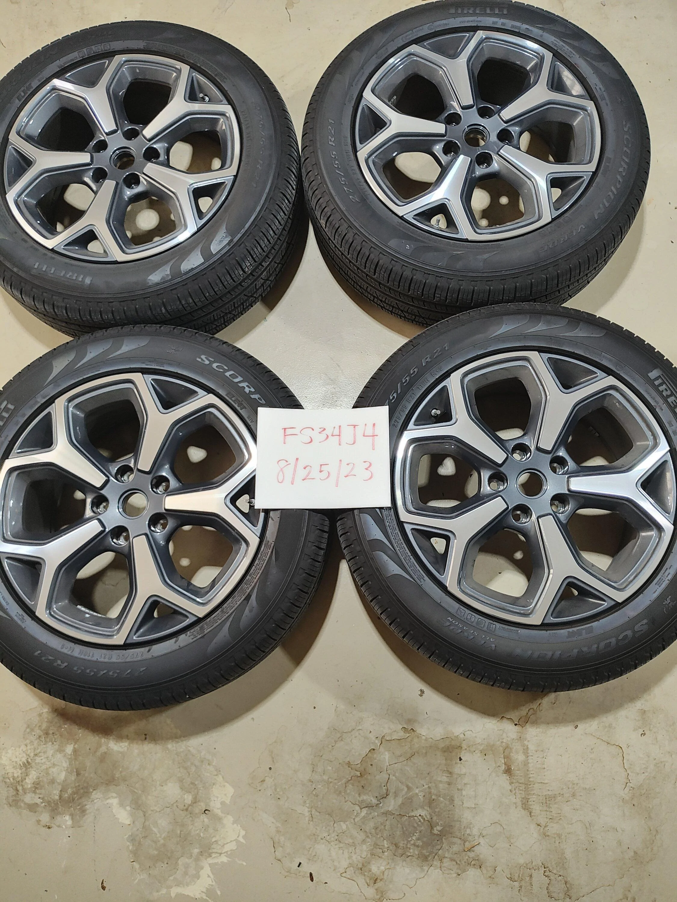 Rivian R1T R1S 21" Road Wheel and Tire Set IMG_20230825_172519593_HDR