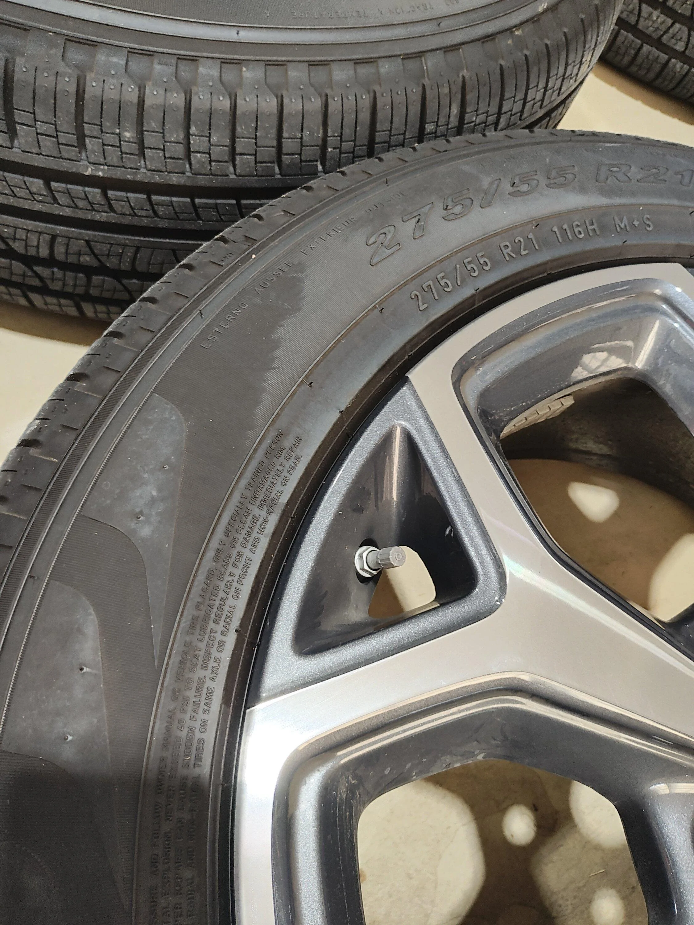 Rivian R1T R1S 21" Road Wheel and Tire Set IMG_20230825_172613304_HDR