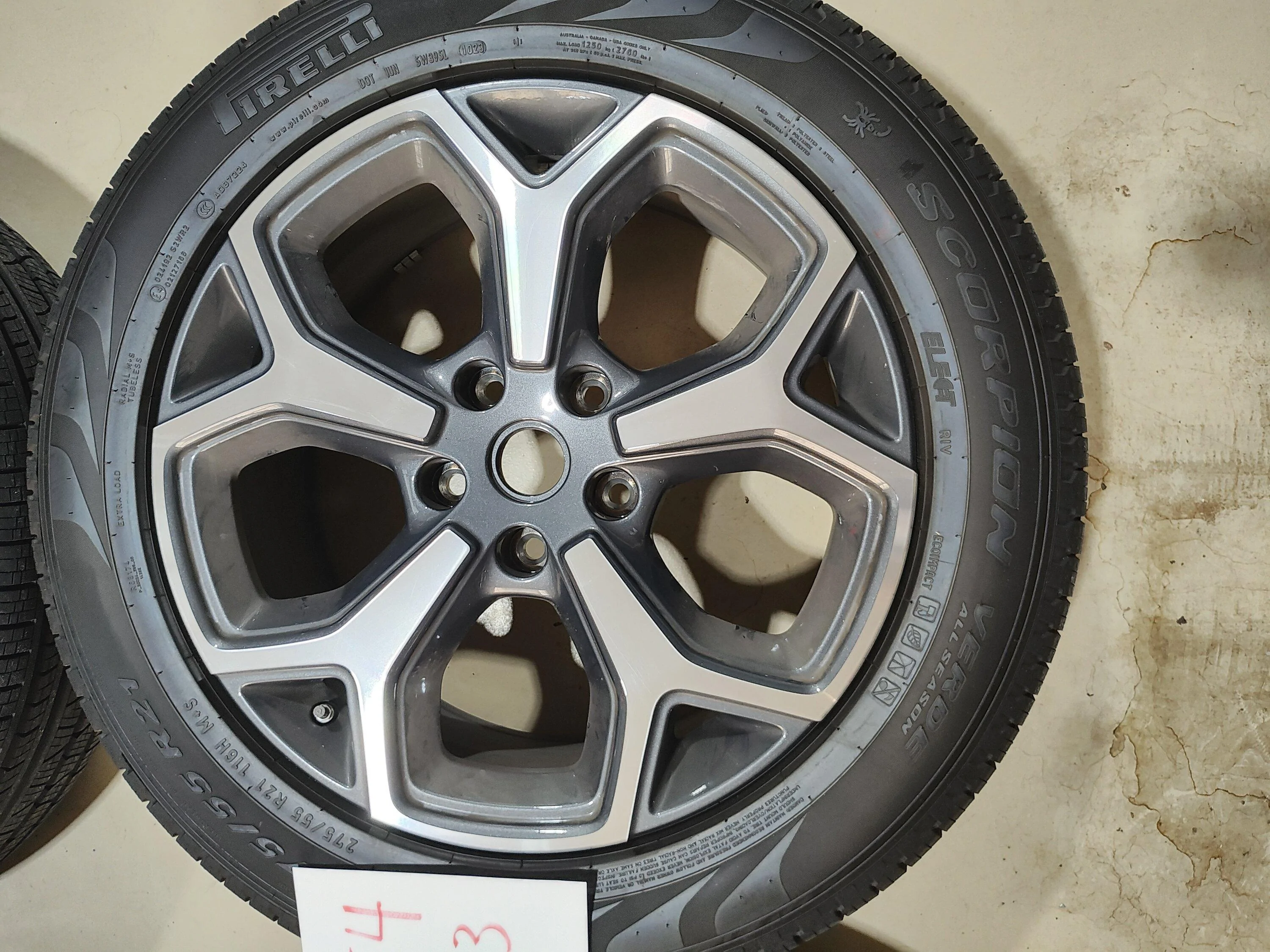 Rivian R1T R1S 21" Road Wheel and Tire Set IMG_20230825_172530330_HDR