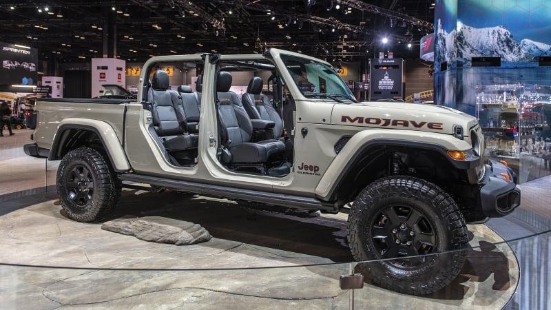 Rivian R1T R1S Sandstone and Evergreen - New colors coming to Rivian? 2020-jeep-gladiator-mojave-chicago-013