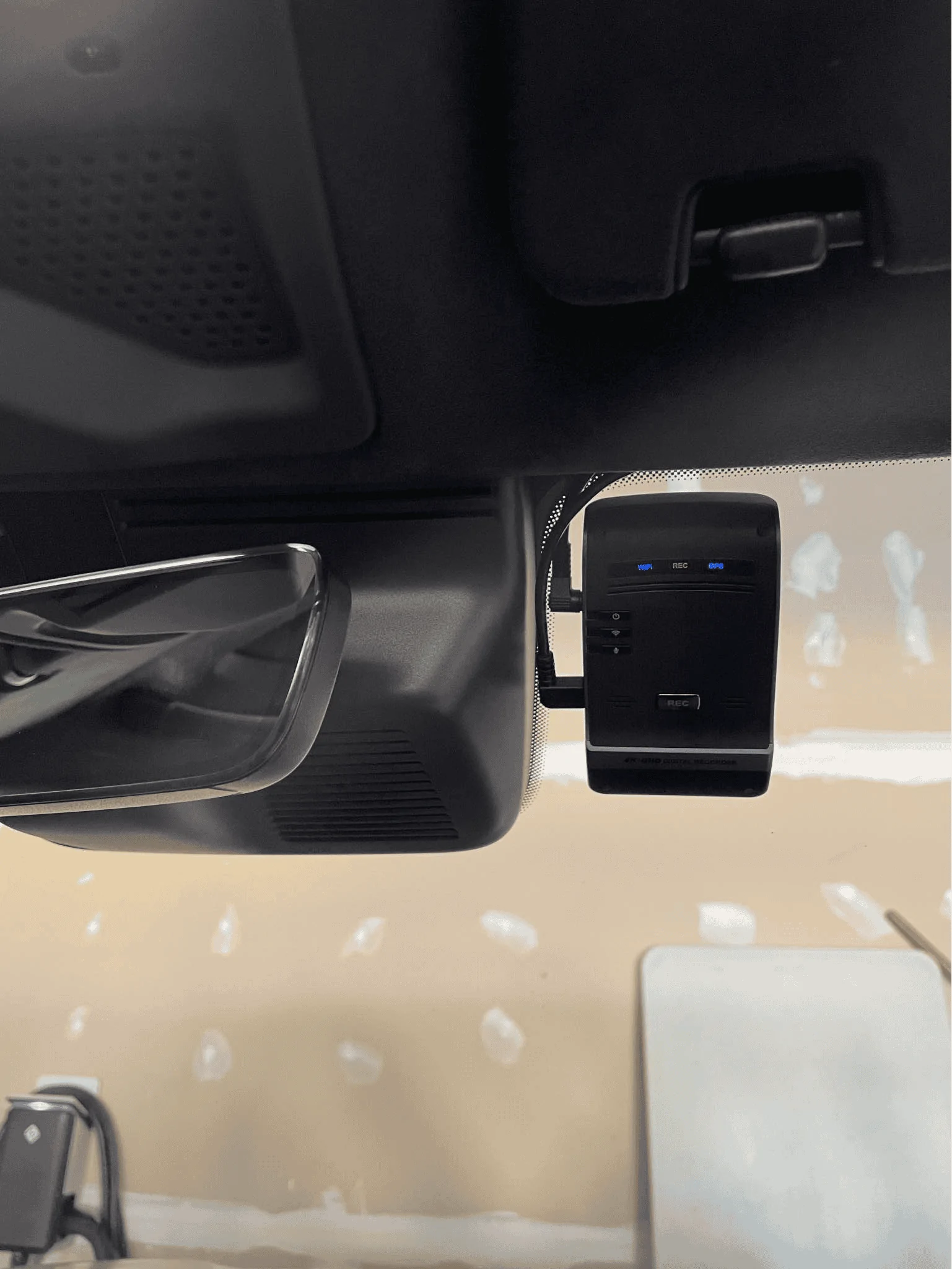 Rivian R1T R1S Front + rear dashcam installed via  mirror tap (DIY tutorial) 1693235267577
