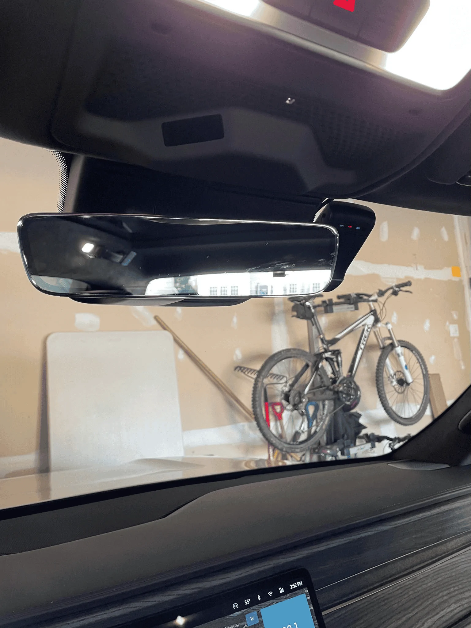 Rivian R1T R1S Front + rear dashcam installed via  mirror tap (DIY tutorial) 1693235355652