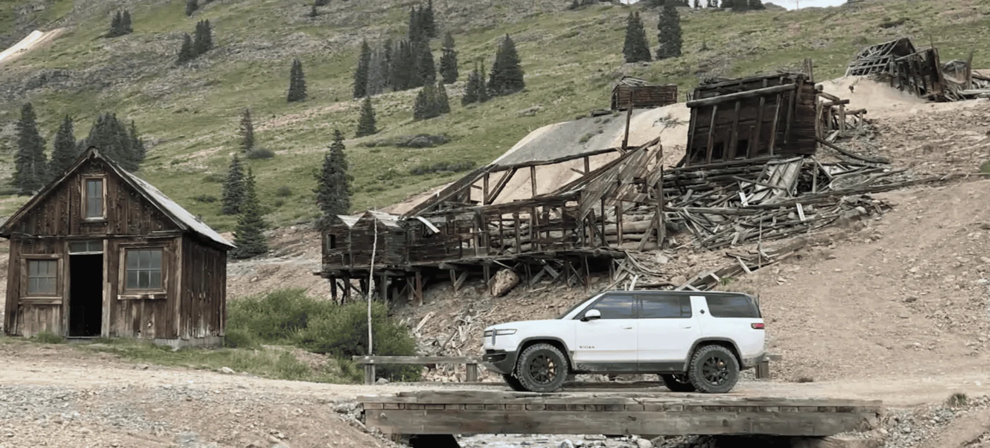 Rivian R1T R1S R1S @ Alpine Loop, CO - Cinnamon Pass, California Gulch, Corkscrew Gulch Screen Shot 2023-08-28 at 4.17.31 PM