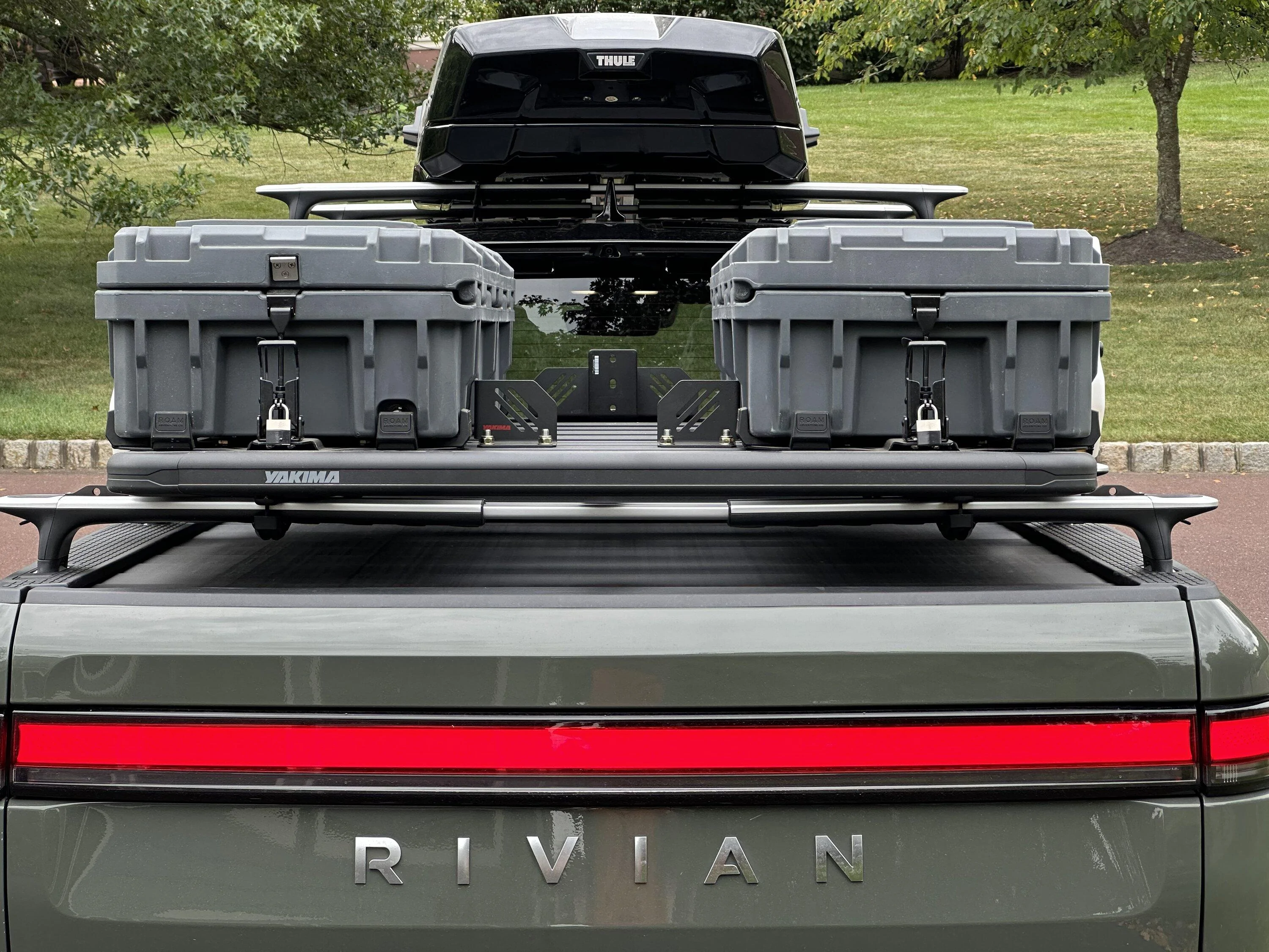 Rivian R1T R1S Roof cargo box recommendations IMG_2564