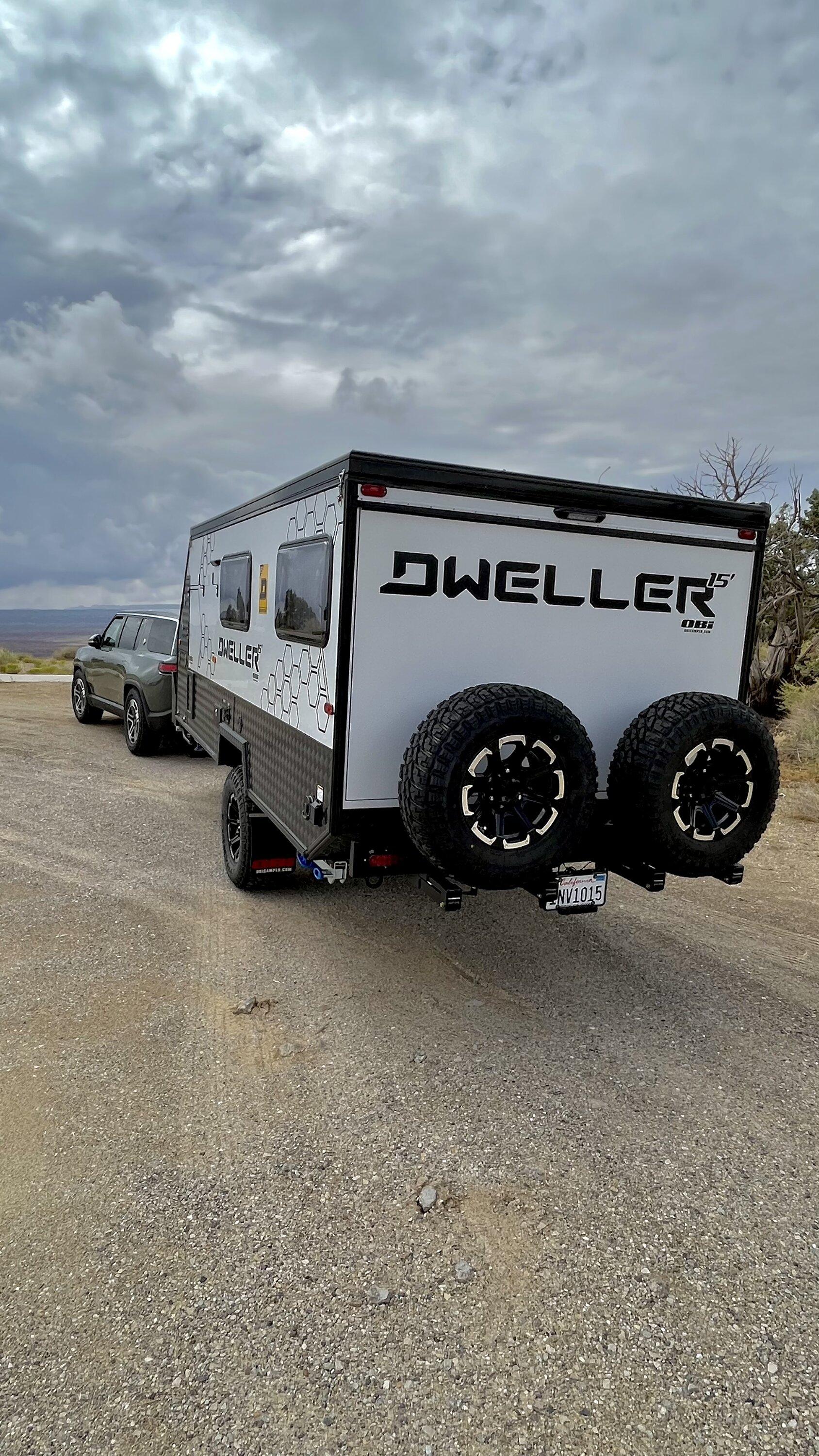 Rivian R1T R1S >2,300 mi. Towing DWELLER Trailer w/ R1S IMG_0639