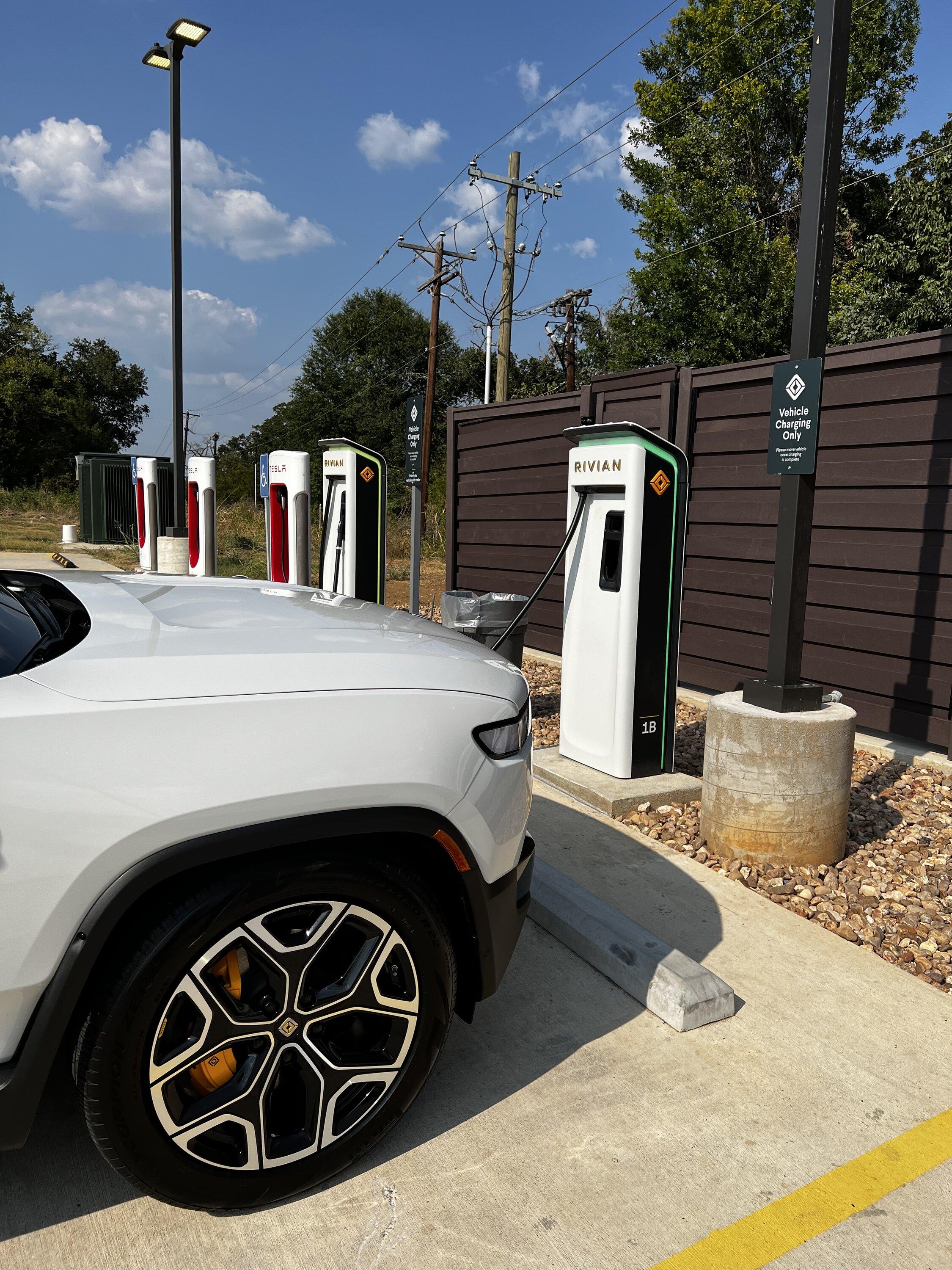 Rivian R1T R1S RAN Rivian Charging Stations Locations Map via Google Maps IMG_8031