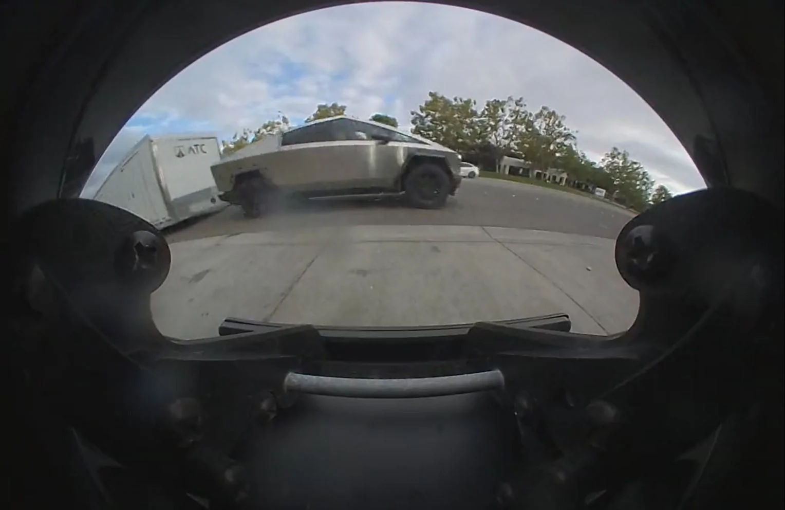 Rivian R1T R1S Camera views with Quick Bandit license plate mount Screenshot 2023-09-06 101736