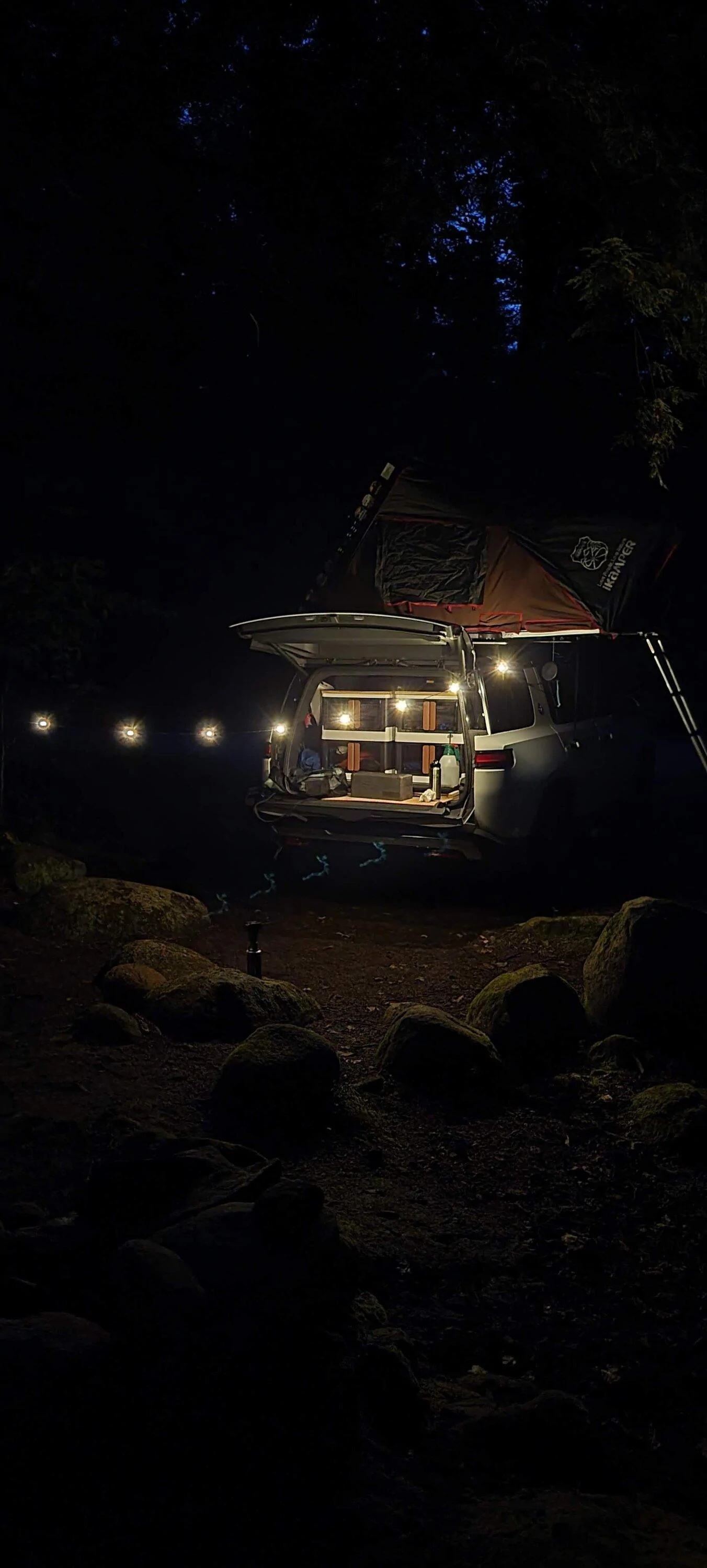 Rivian R1T R1S Two weekends in the Adirondacks; +1 for Rivian Nav./Mapbox? 20230826_201921