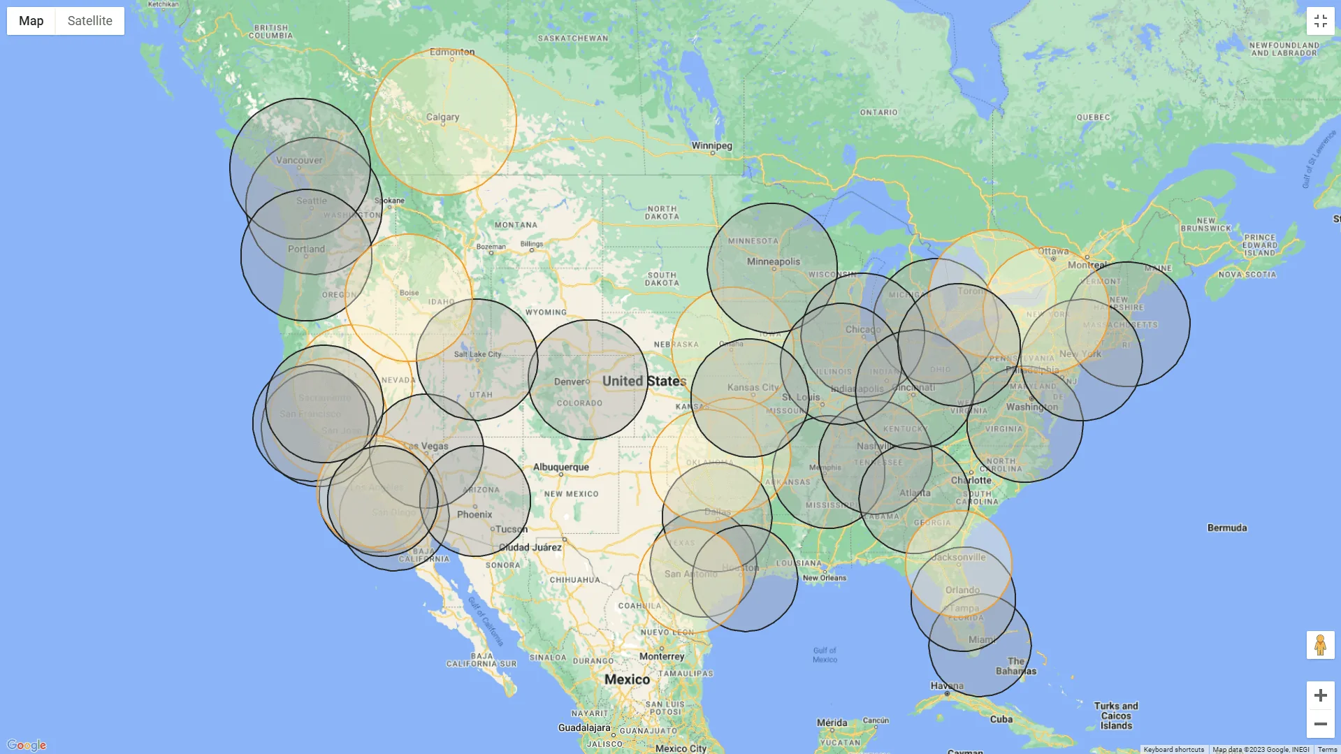 Rivian R1T R1S 200 miles (by flight) from closest Service Center is the confirmed Delivery Eligibility Area 1694104213778