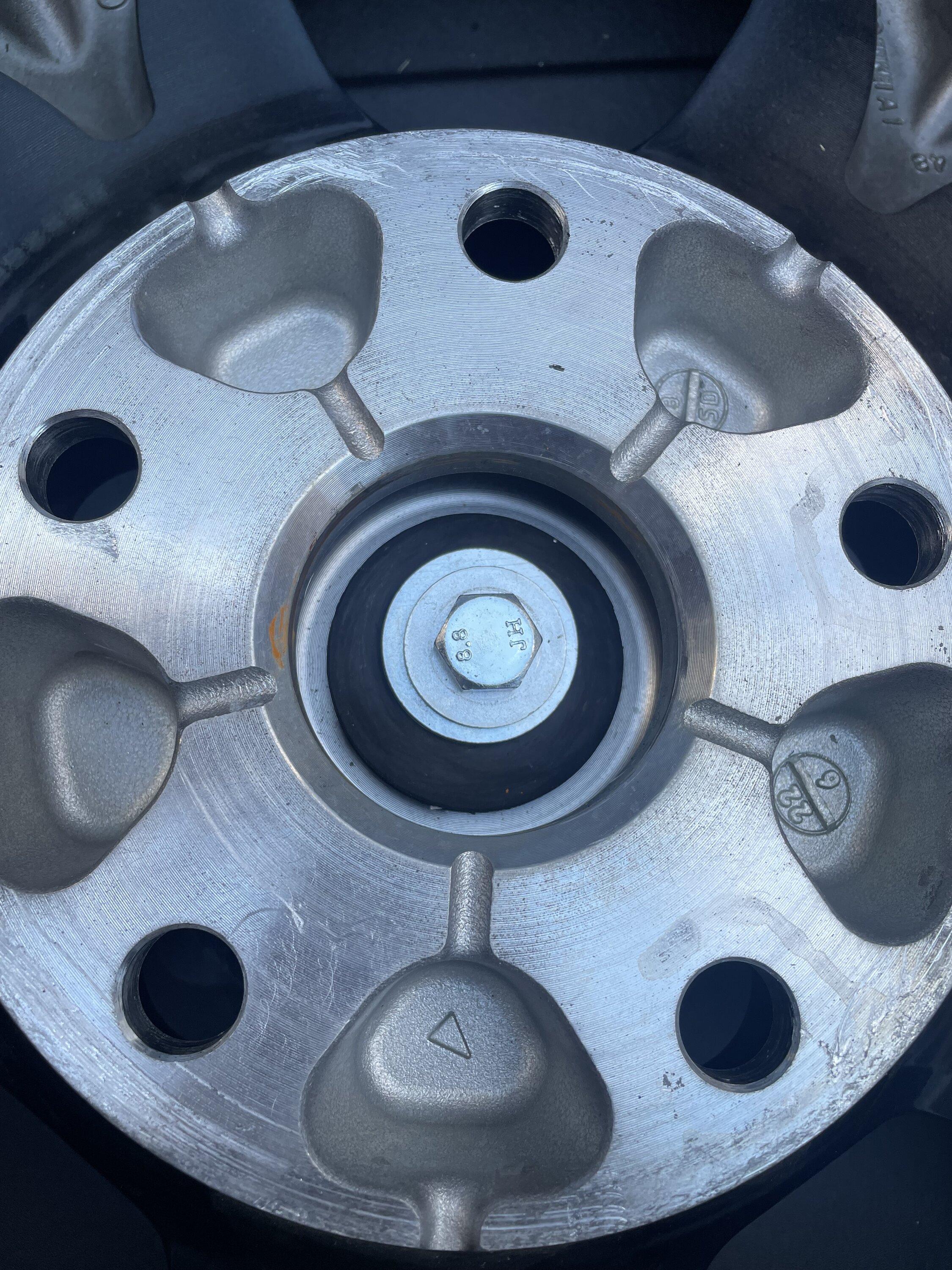 Rivian R1T R1S Spare bolt dimensions IMG_9186