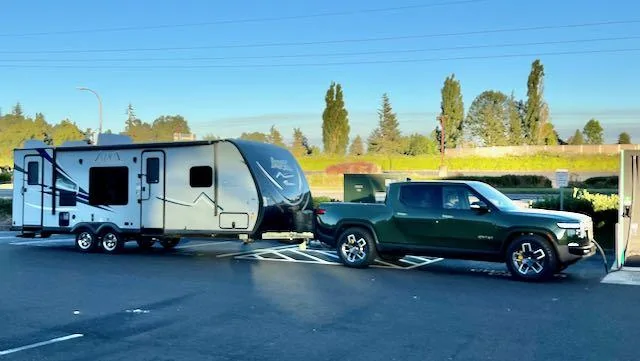 Rivian R1T R1S Towing + Efficiency: Please post your experience! IMG_7740