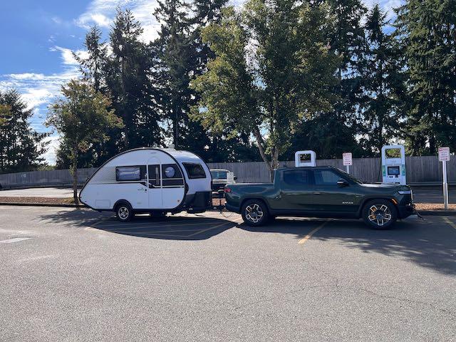 Rivian R1T R1S Towing + Efficiency: Please post your experience! Tab