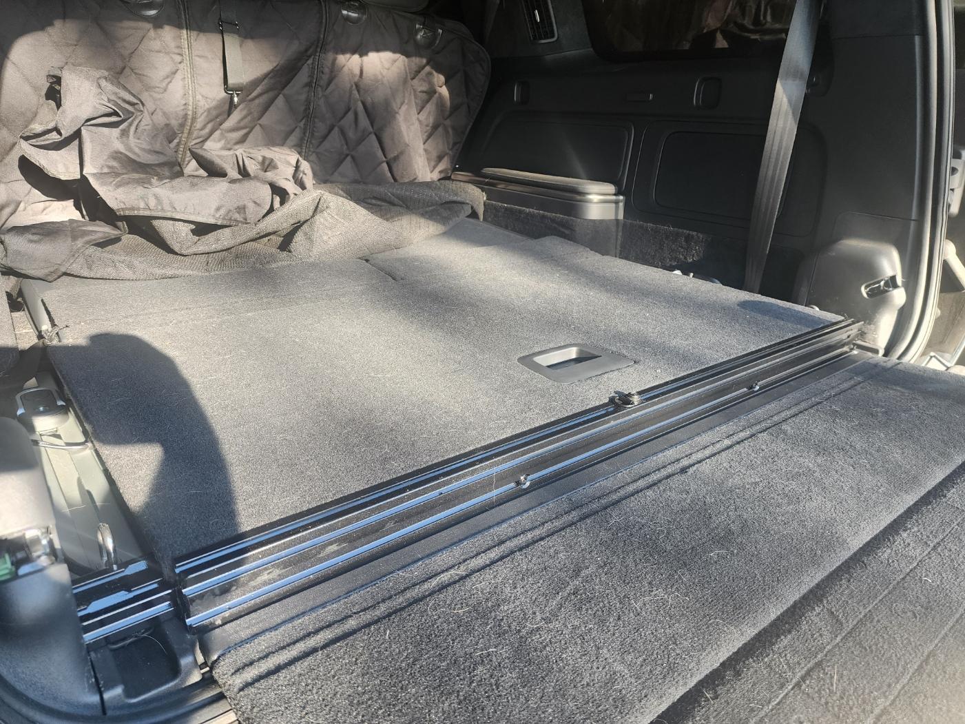 Rivian R1T R1S Fridge Slide for R1S Cargo Area Install (could maybe work for induction burner camp kitchen too?) 20230909_081758