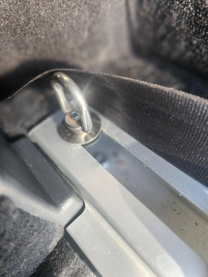 Rivian R1T R1S Fridge Slide for R1S Cargo Area Install (could maybe work for induction burner camp kitchen too?) 20230909_082000