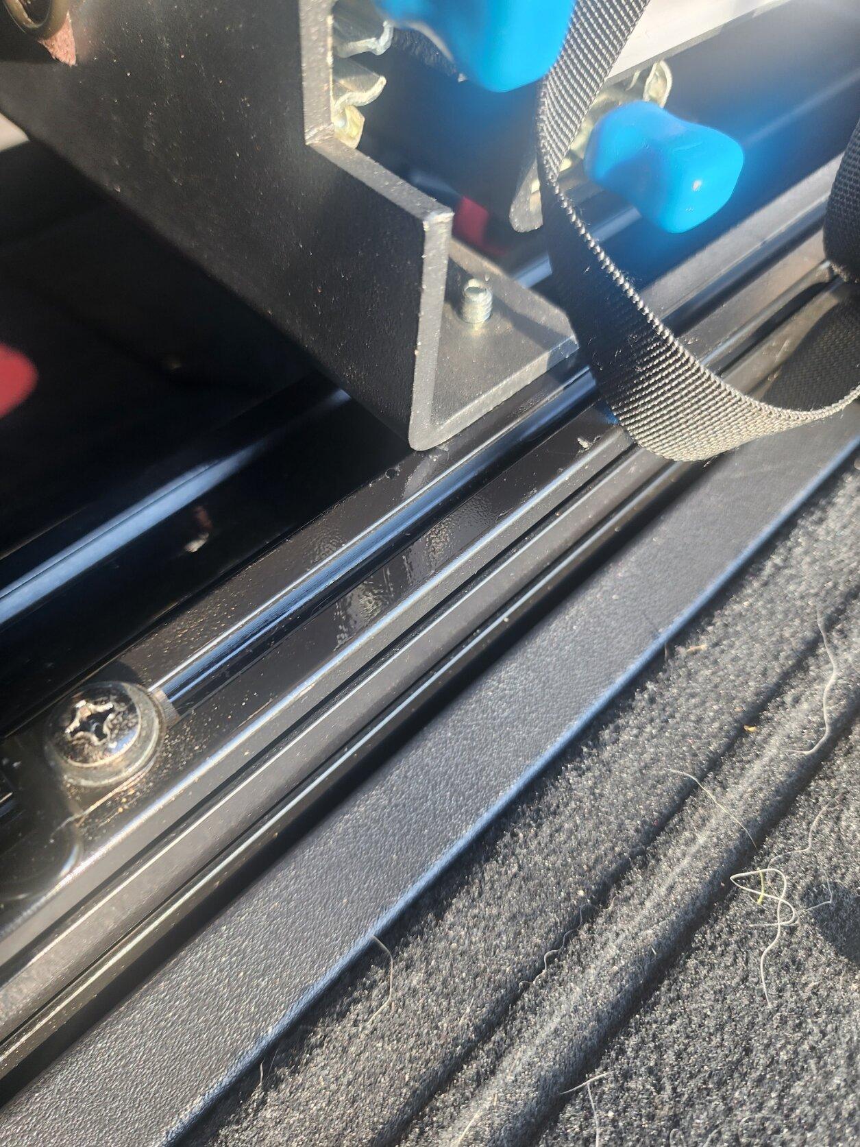 Rivian R1T R1S Fridge Slide for R1S Cargo Area Install (could maybe work for induction burner camp kitchen too?) 20230909_082325