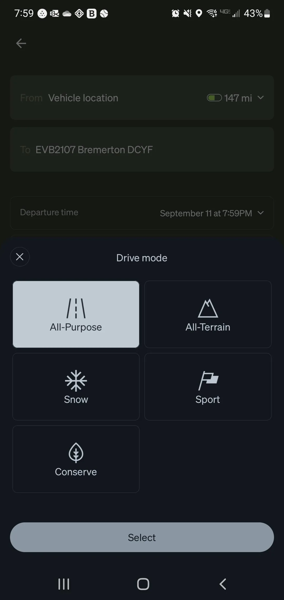 Rivian R1T R1S App 2.2.0 available Screenshot_20230911-195925_Rivian