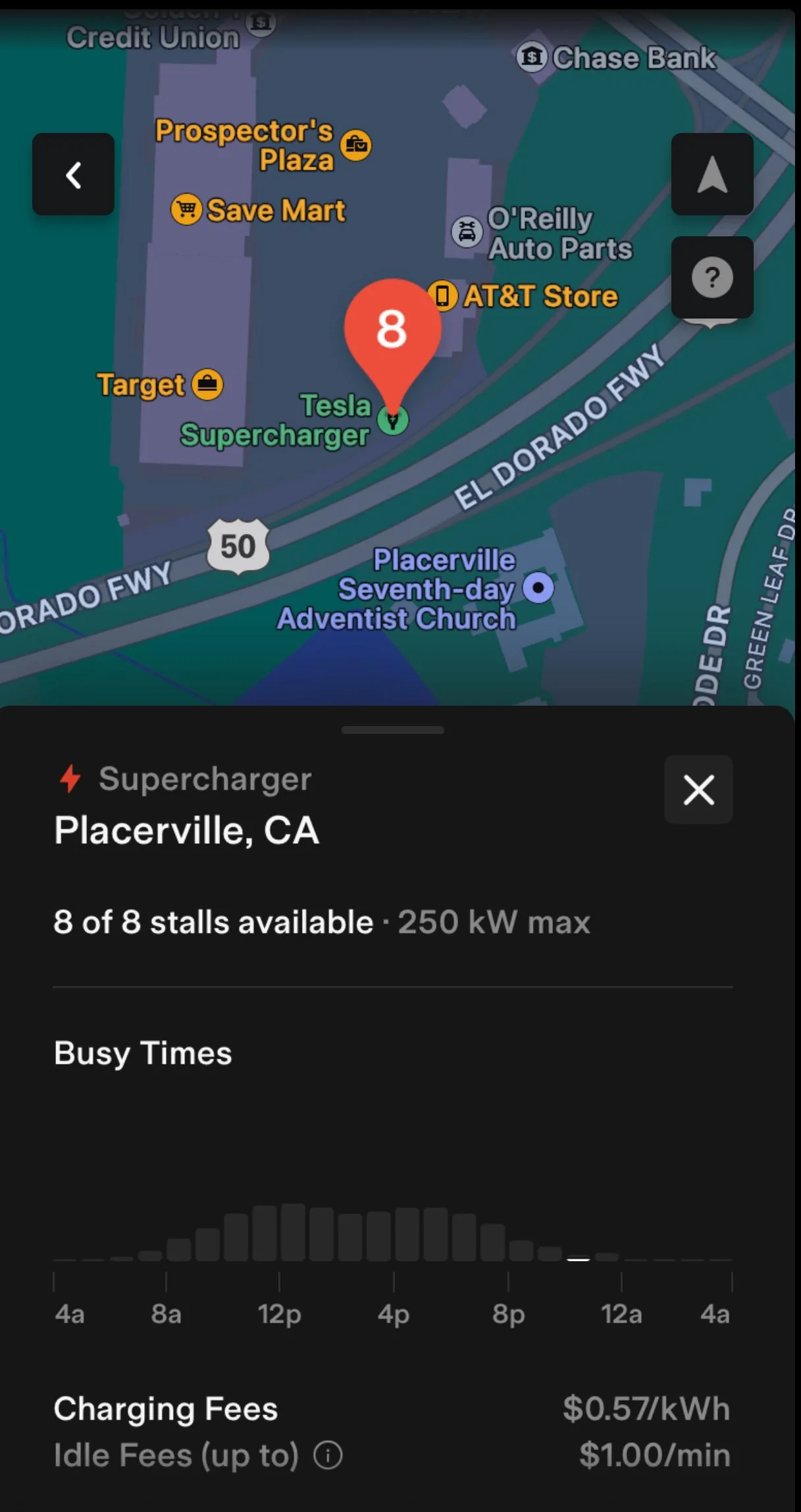 Rivian R1T R1S Anyone charged at a Tesla Supercharging station? IMG_1216