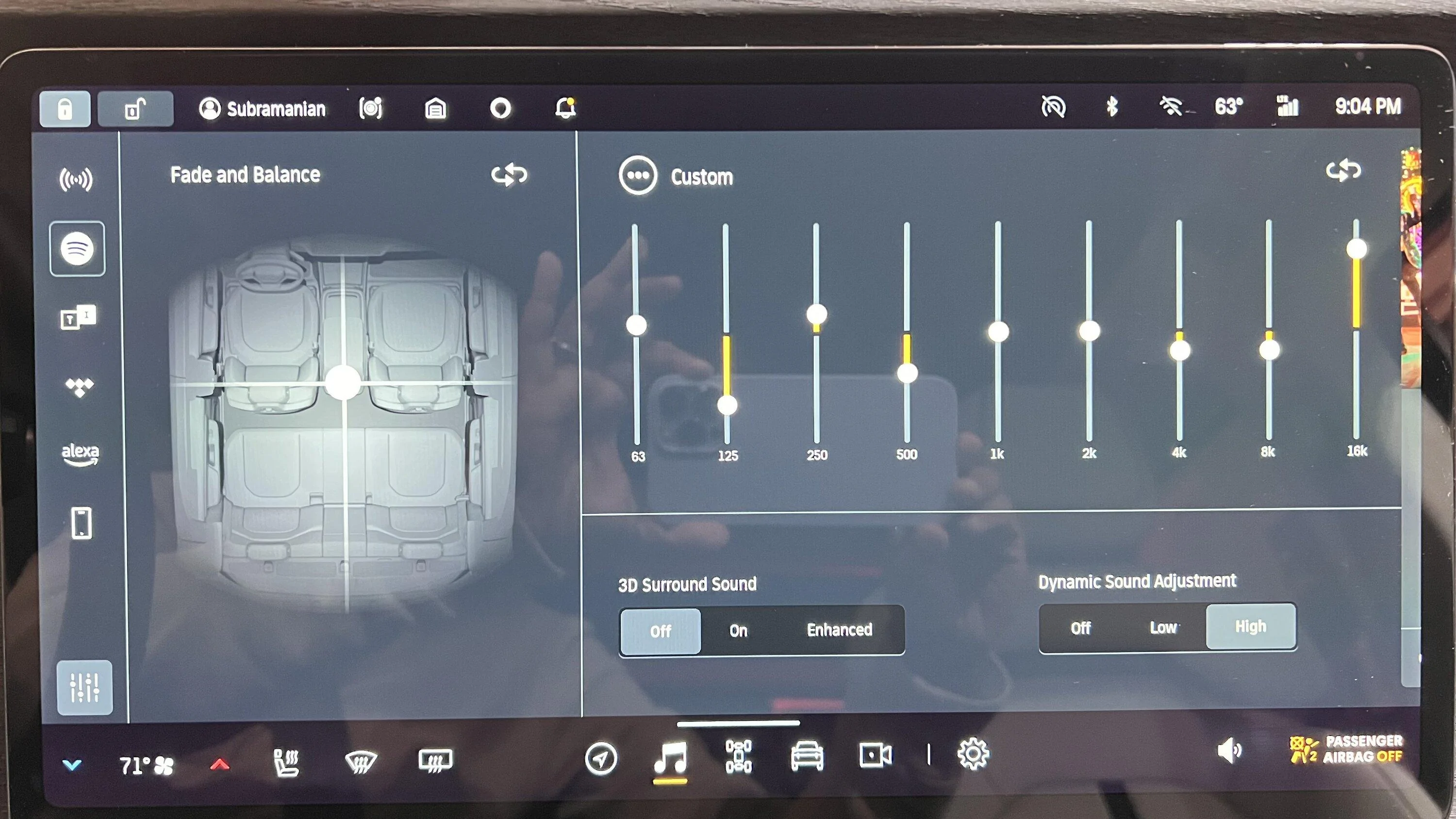 Rivian R1T R1S Best stereo sound settings -- post yours! IMG_3446