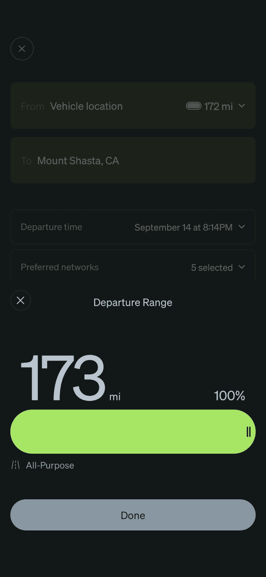 Rivian R1T R1S New mode-aware trip planner buggy 1000002665