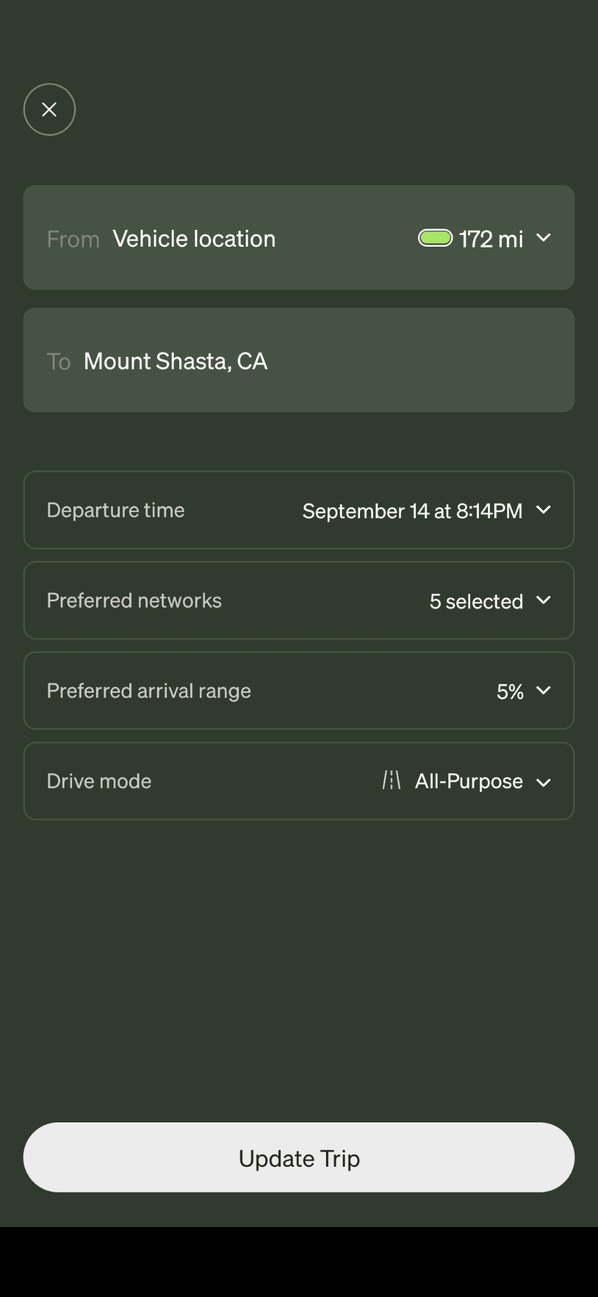 Rivian R1T R1S New mode-aware trip planner buggy 1000002664
