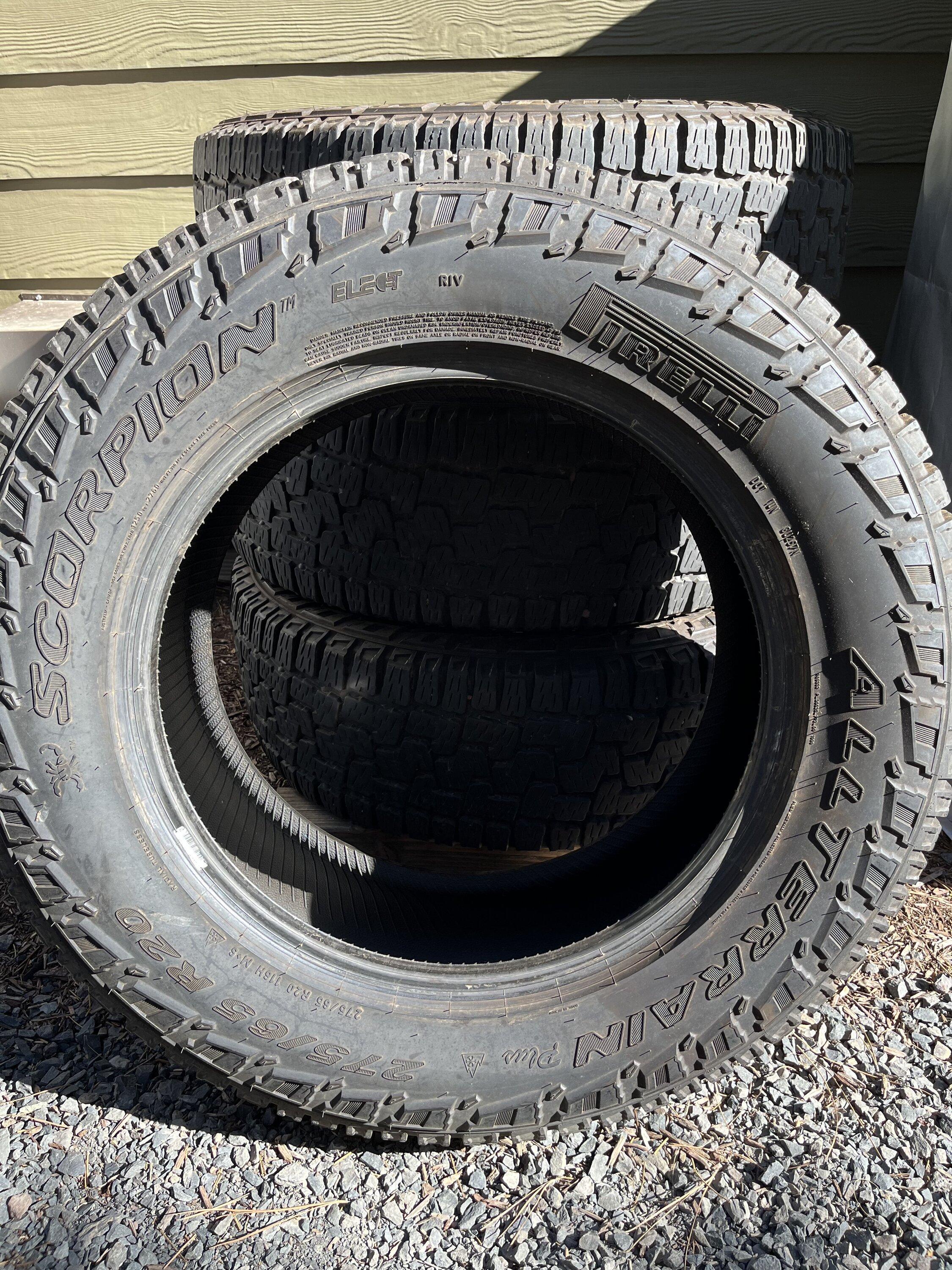 Rivian R1T R1S Set of 5 Pirelli Scorpion AT+ IMG_9514