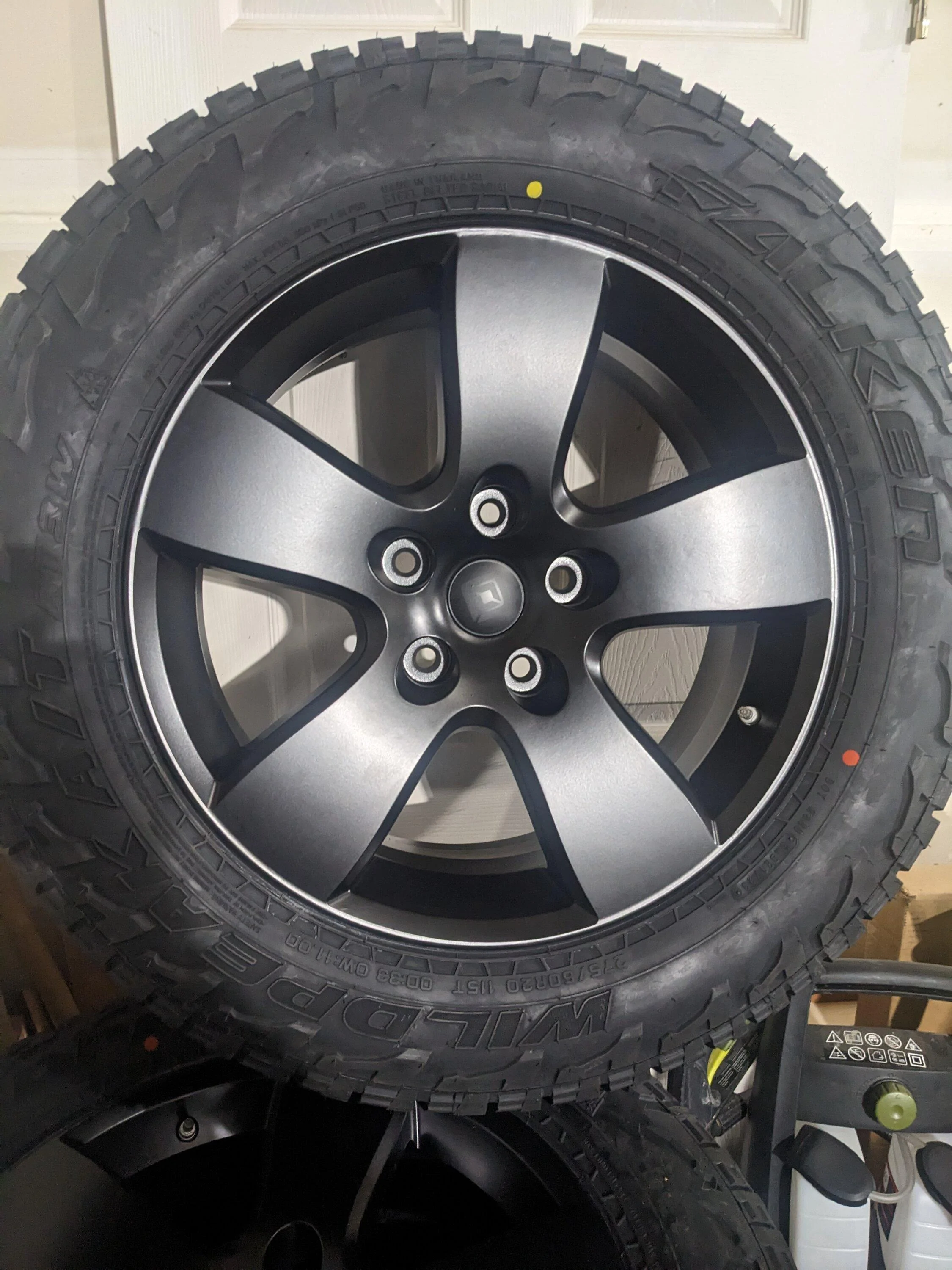 Rivian R1T R1S Affordable Winter Wheels Setup: Ram 2363 PXL_20230915_224912206