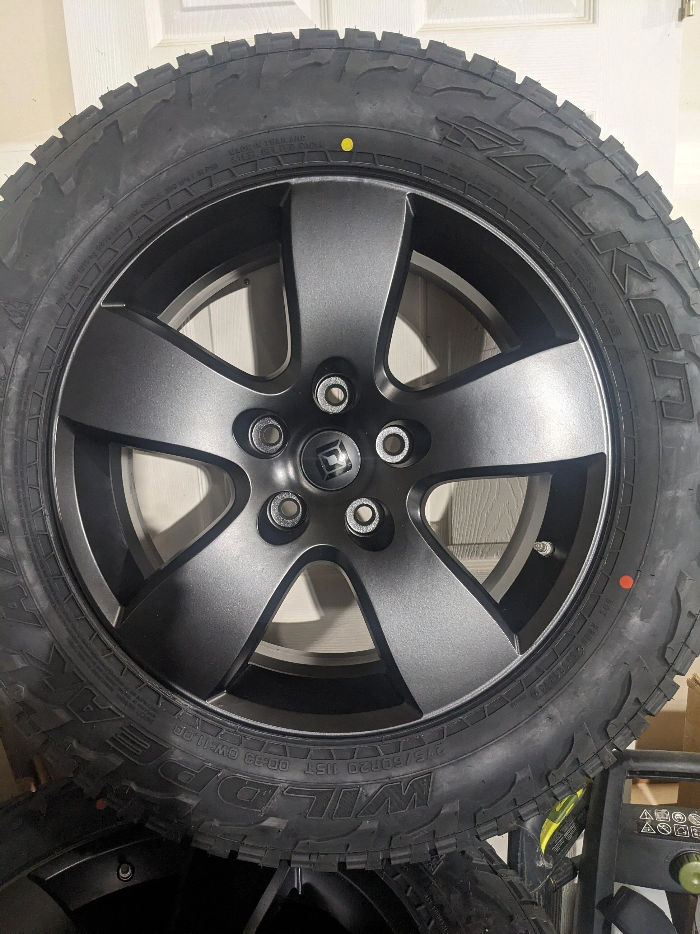 Rivian R1T R1S Affordable Winter Wheels Setup: Ram 2363 PXL_20230915_224655369