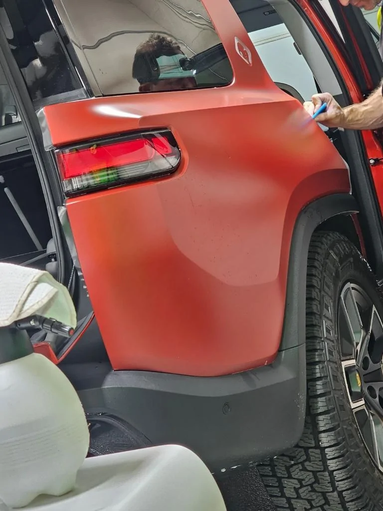Rivian R1T R1S My Red Canyon R1S in PPF Stealth Wrap image000000