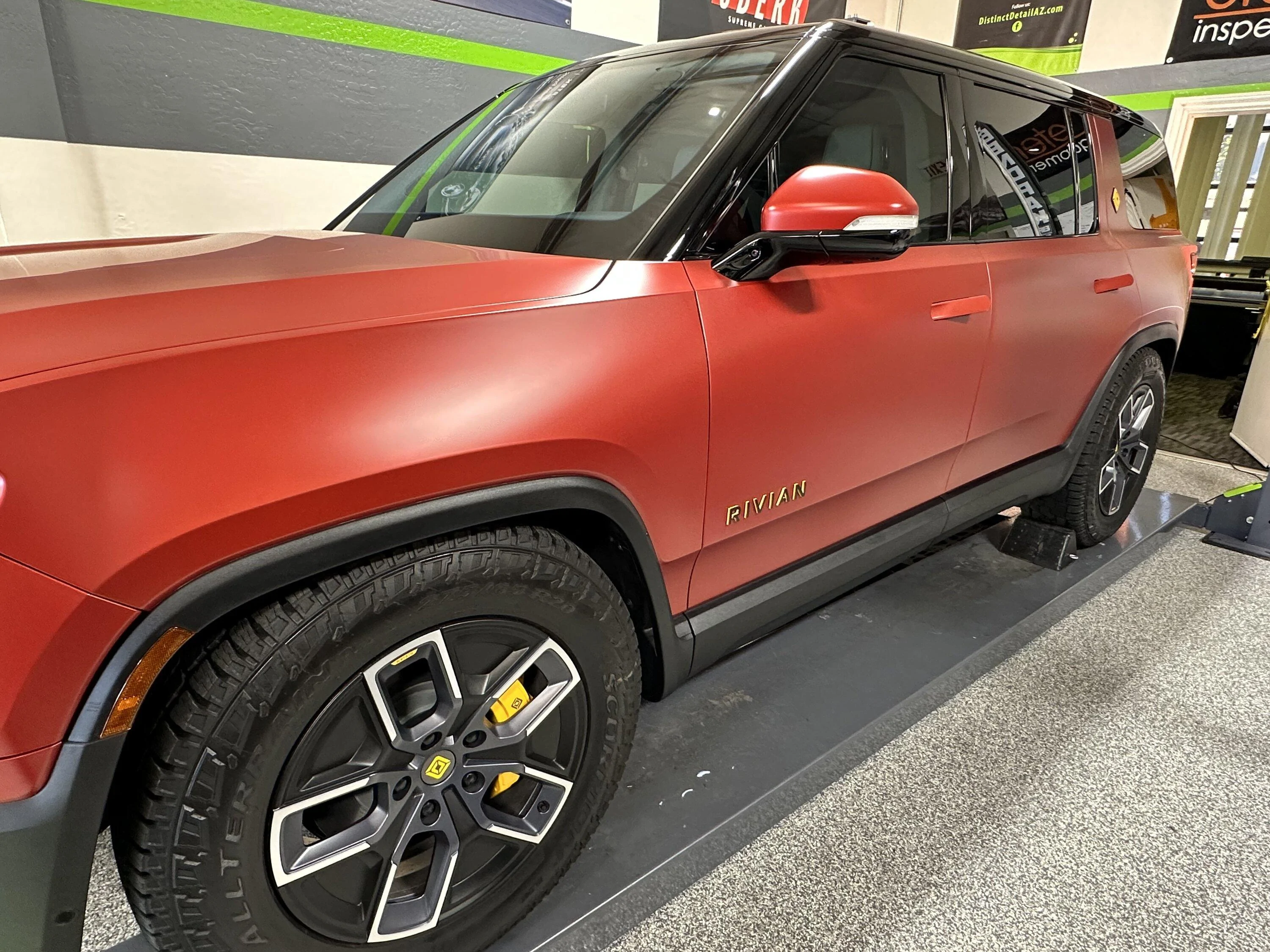Rivian R1T R1S My Red Canyon R1S in PPF Stealth Wrap IMG_3284
